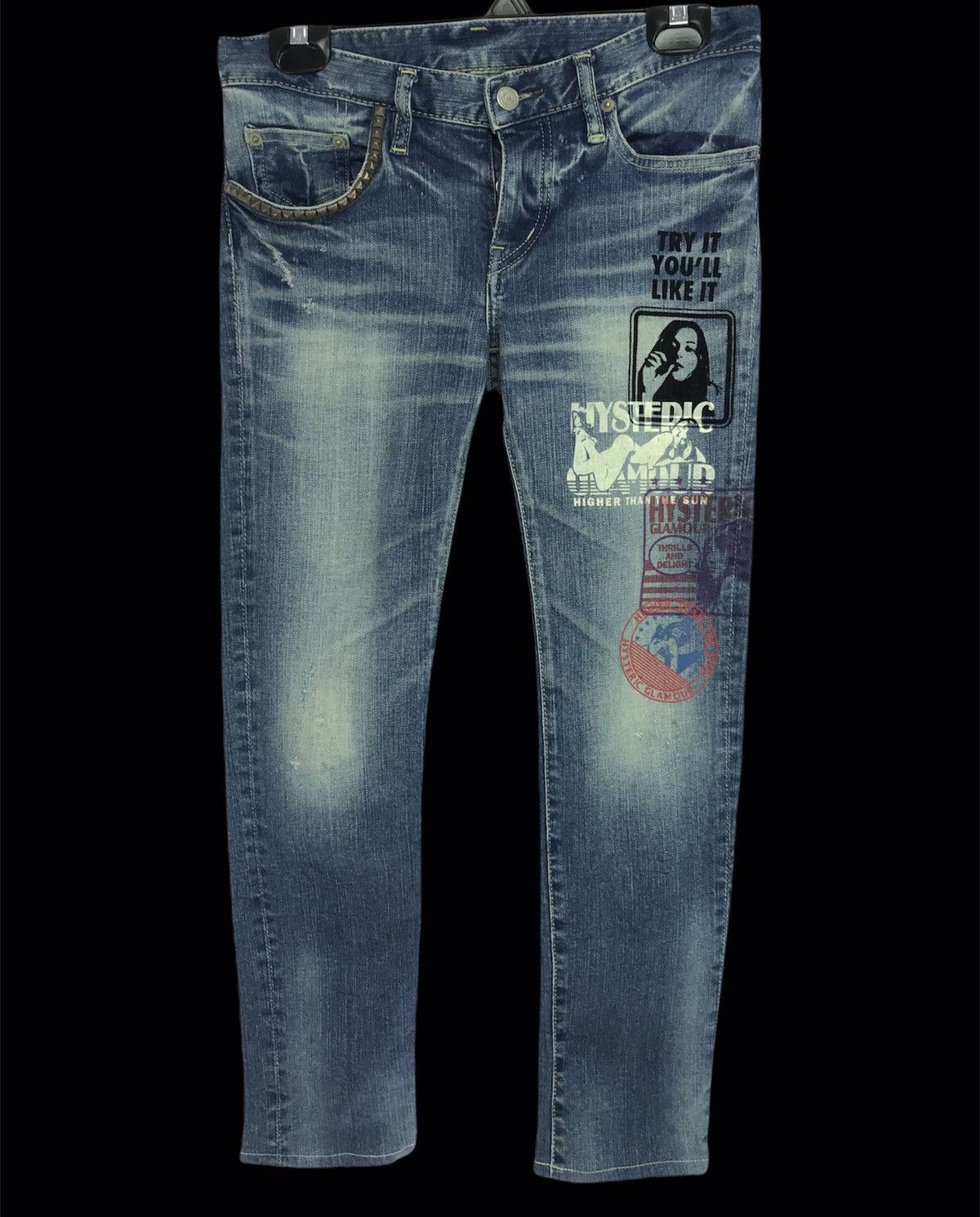 Hysteric Glamour Stretchable Denim For Woman Size 28