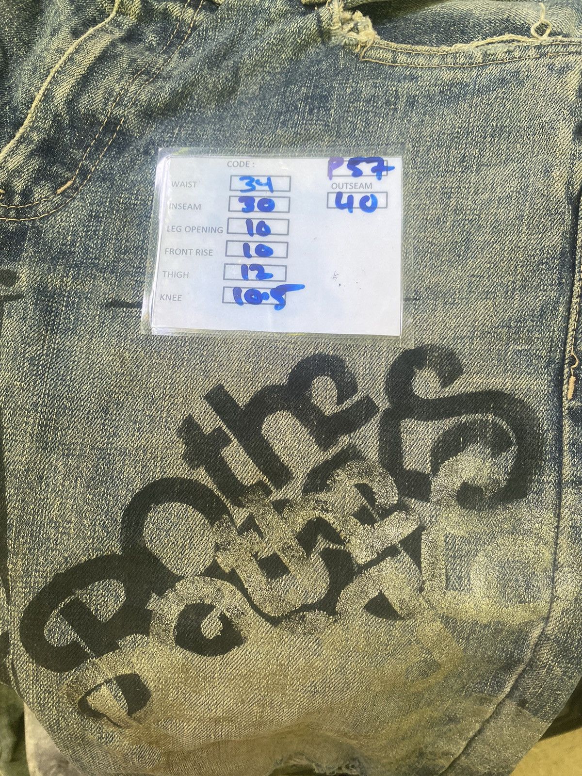 Hysteric Glamour × If Six Was Nine VINTAGE HYTERIC GLAMOUR DISTRESSED JEANS Size US 32 / EU 48 - 10 Thumbnail