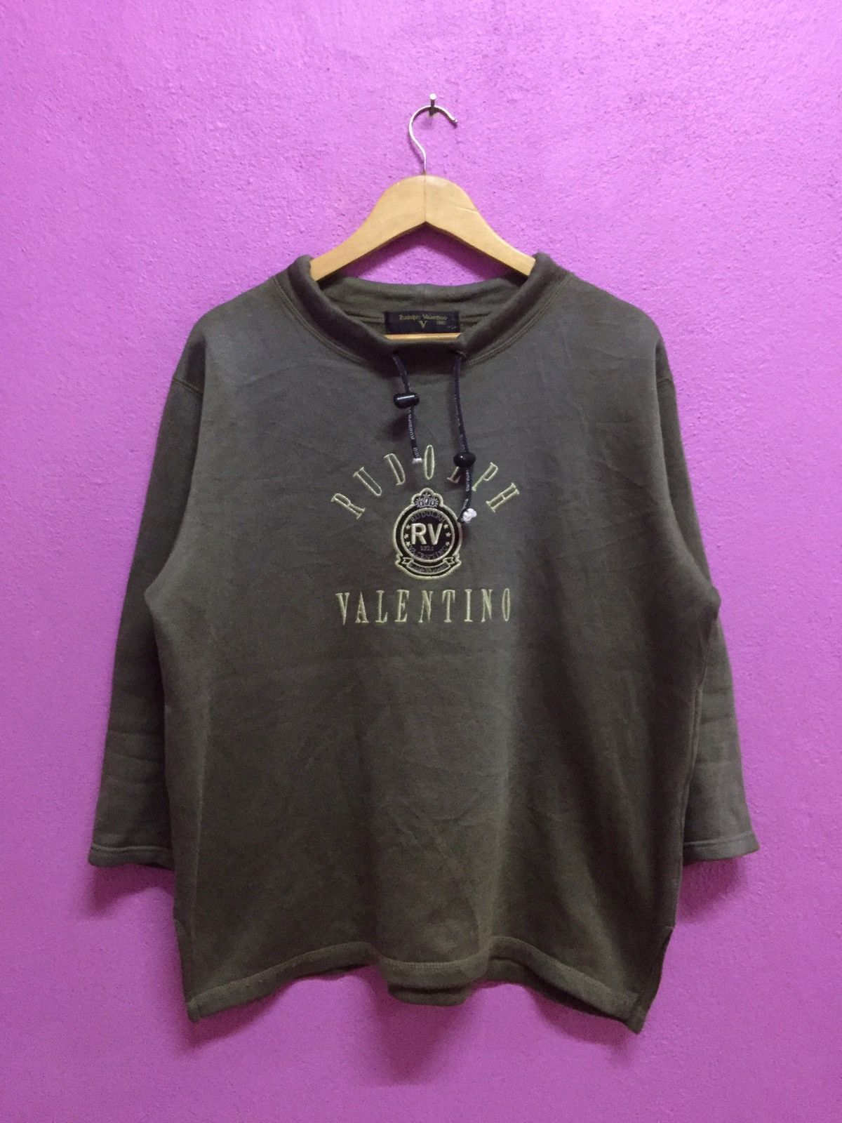 Valentino Vintage 90’s Rudolph Valentino 1921 Sweatshirts Size L Size US L / EU 52-54 / 3 - 1 Thumbnail