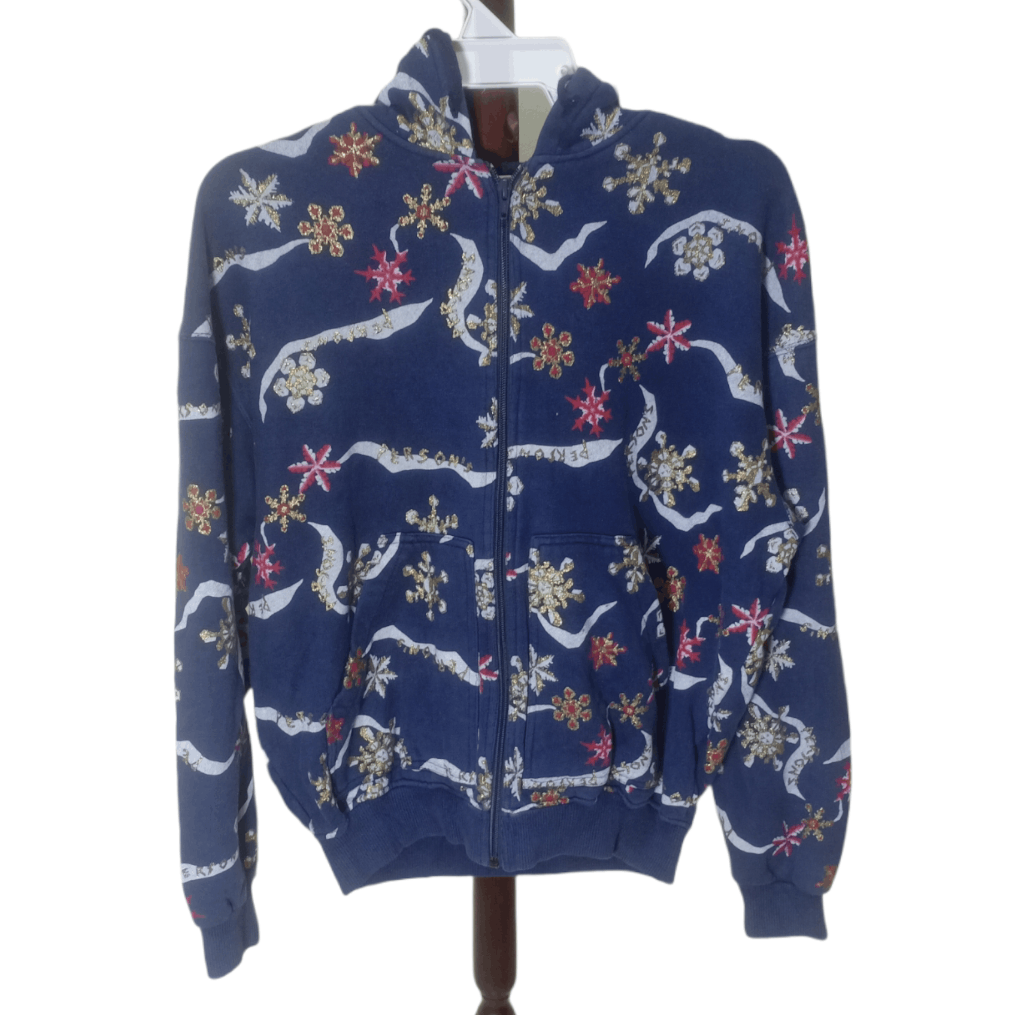 Person zipper hoodie full print