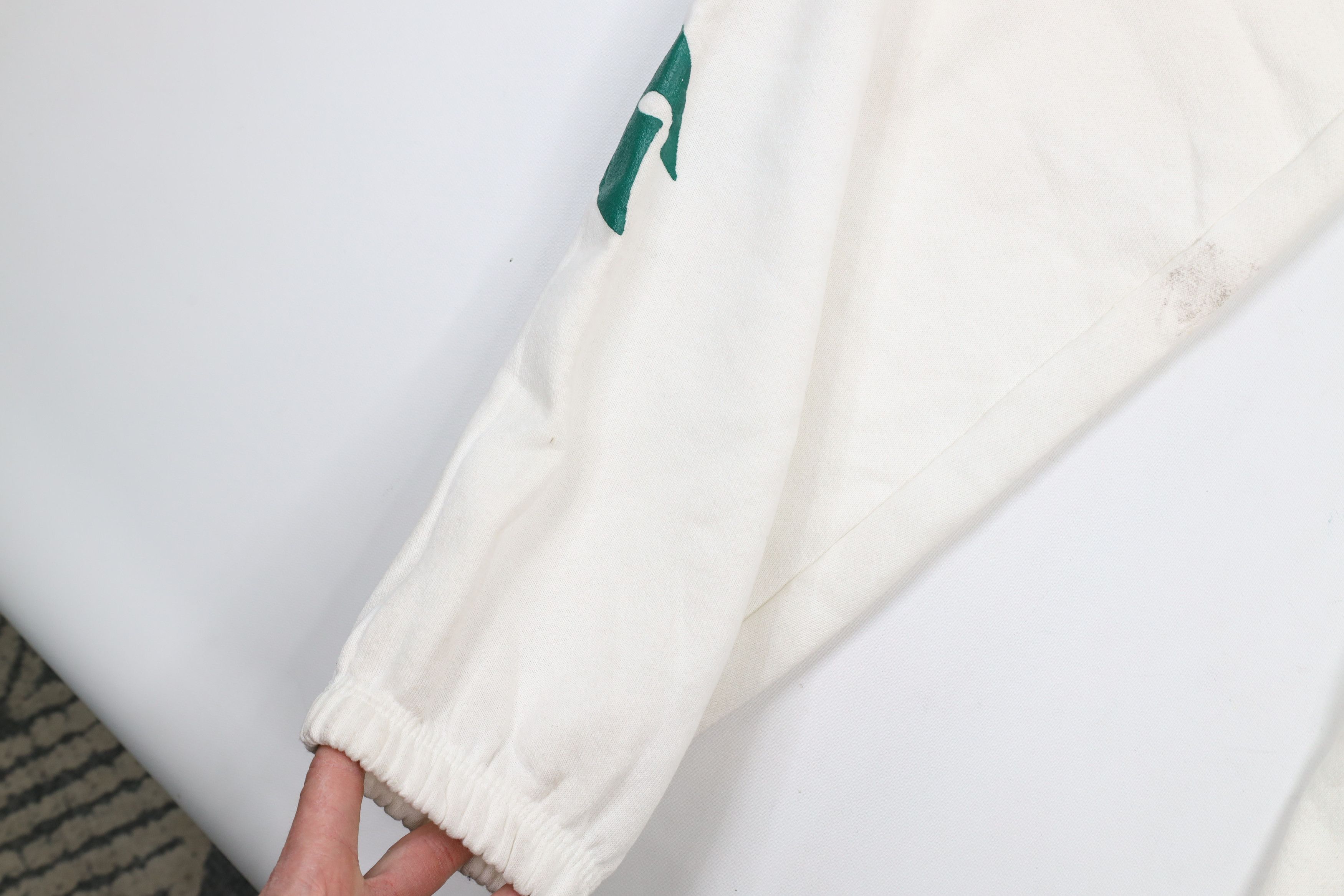 Vintage NOS Vintage 90s University Sweatpants Joggers White USA Size US 38 / EU 54 - 7 Thumbnail
