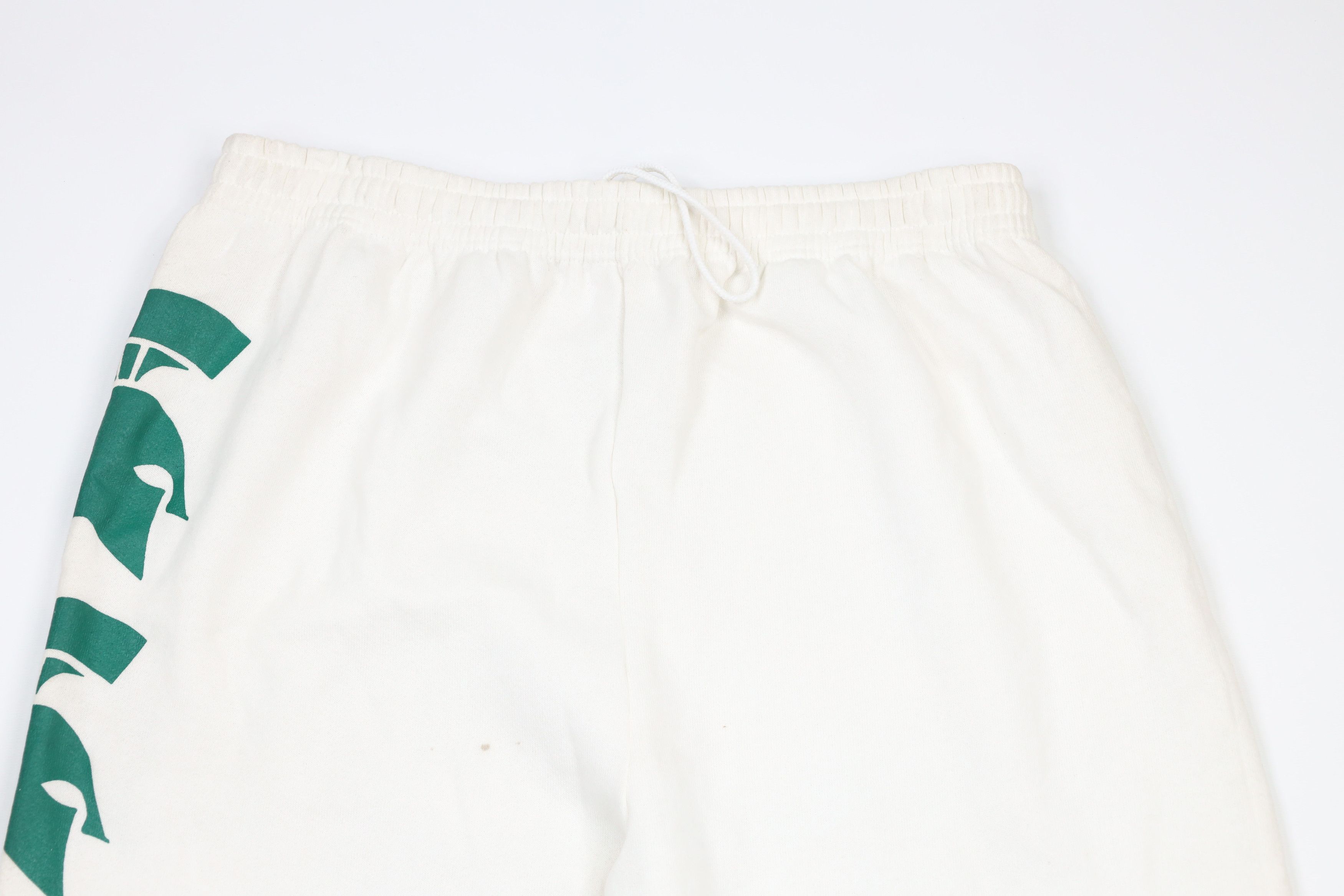 Vintage NOS Vintage 90s University Sweatpants Joggers White USA Size US 38 / EU 54 - 3 Thumbnail