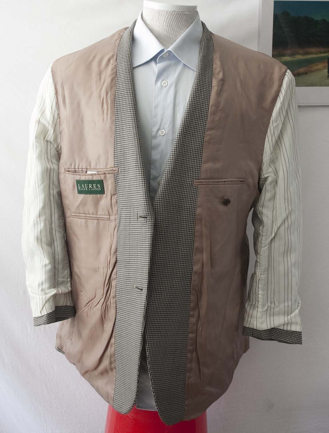 Lauren Ralph Lauren Lauren Ralph Lauren Jacket Houndstooth Silk/Wool Size 42/43S Size 42S - 7 Thumbnail