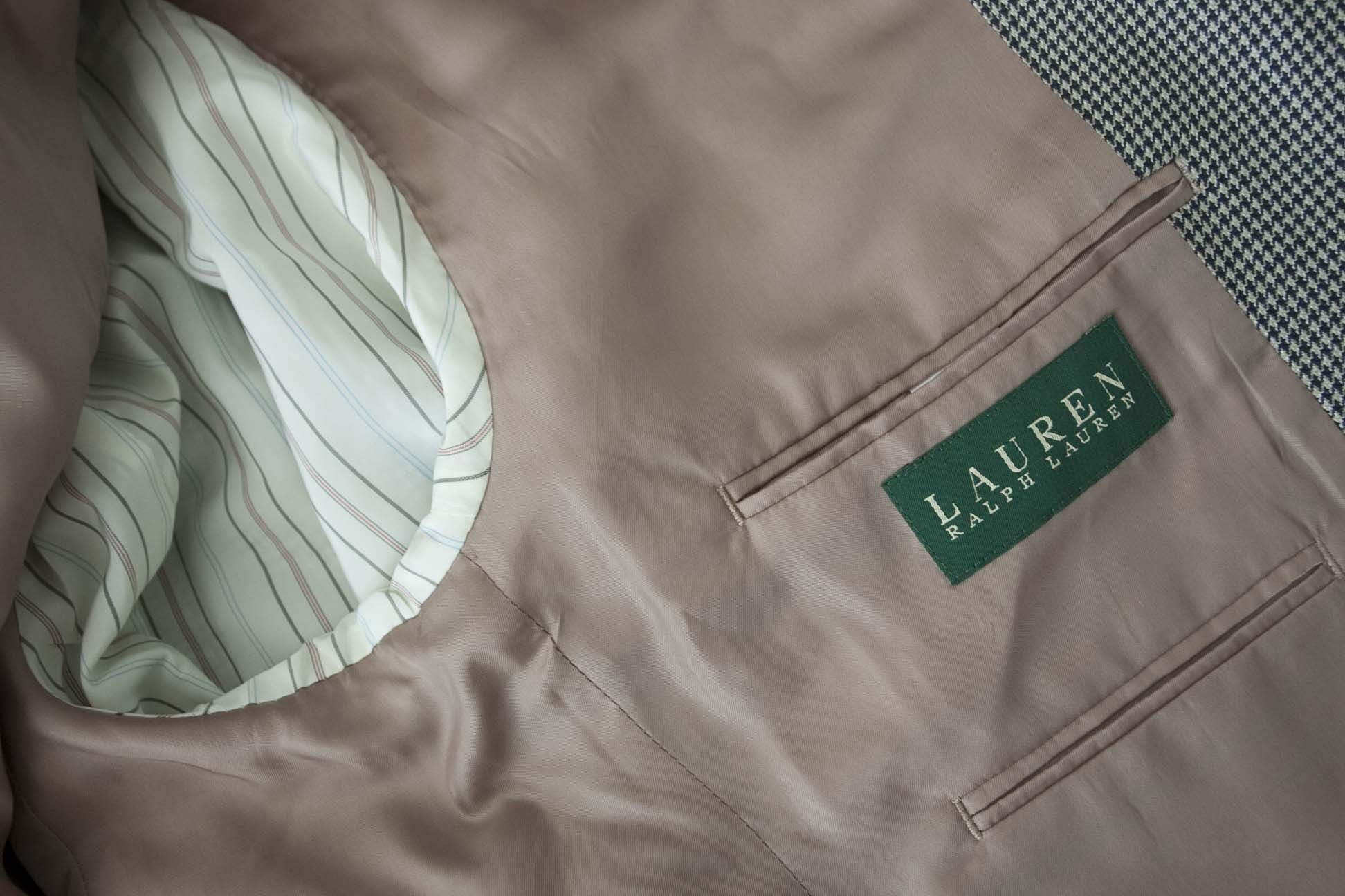 Lauren Ralph Lauren Lauren Ralph Lauren Jacket Houndstooth Silk/Wool Size 42/43S Size 42S - 3 Thumbnail
