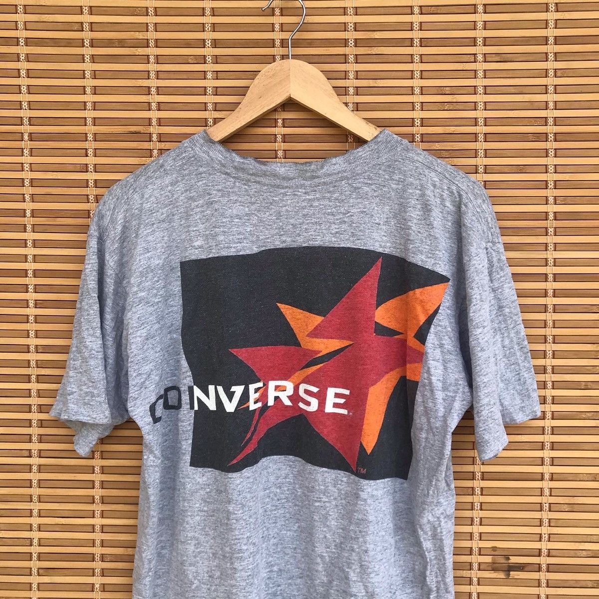 Vintage Rare Vintage Converse 90s flag logo trashed Size US M / EU 48-50 / 2 - 2 Thumbnail