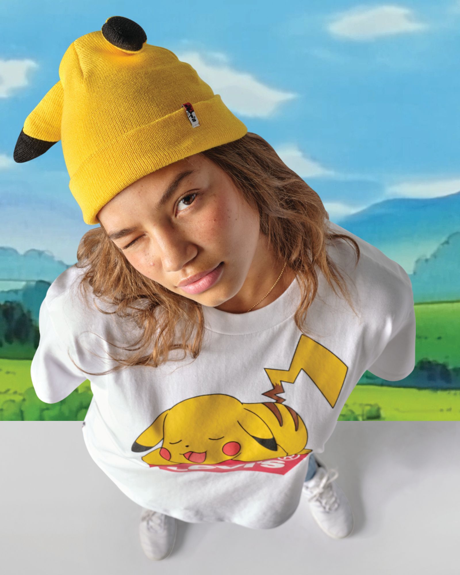 Levi's × Pokemon Levis X Pokemon Beanie 25th Anniversary Size ONE SIZE - 1 Thumbnail