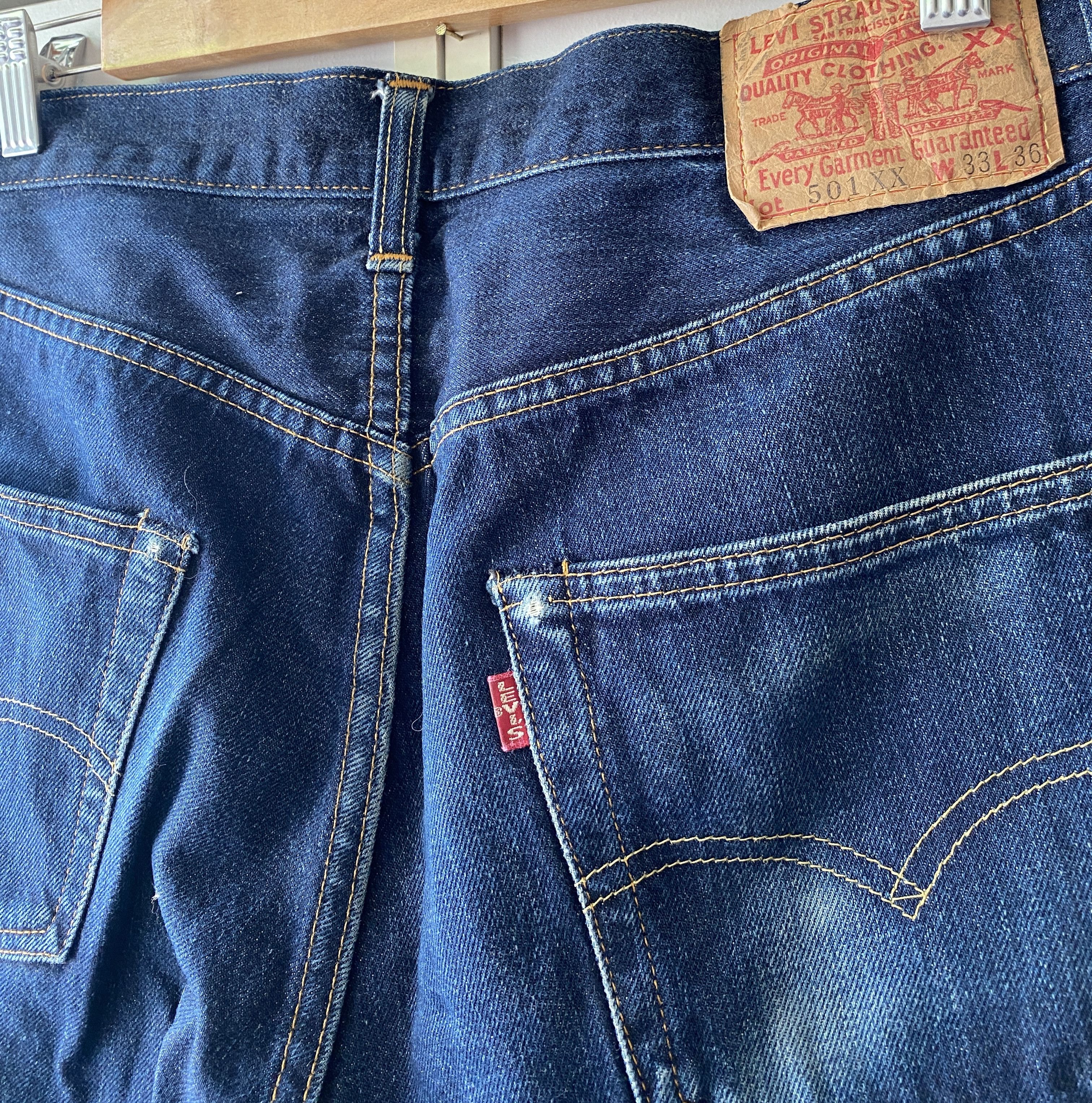 Levi's VINTAGE Y2K LEVIS 501 LOT 501XX BIG E JEANS Size US 32 / EU 48 - 15 Thumbnail