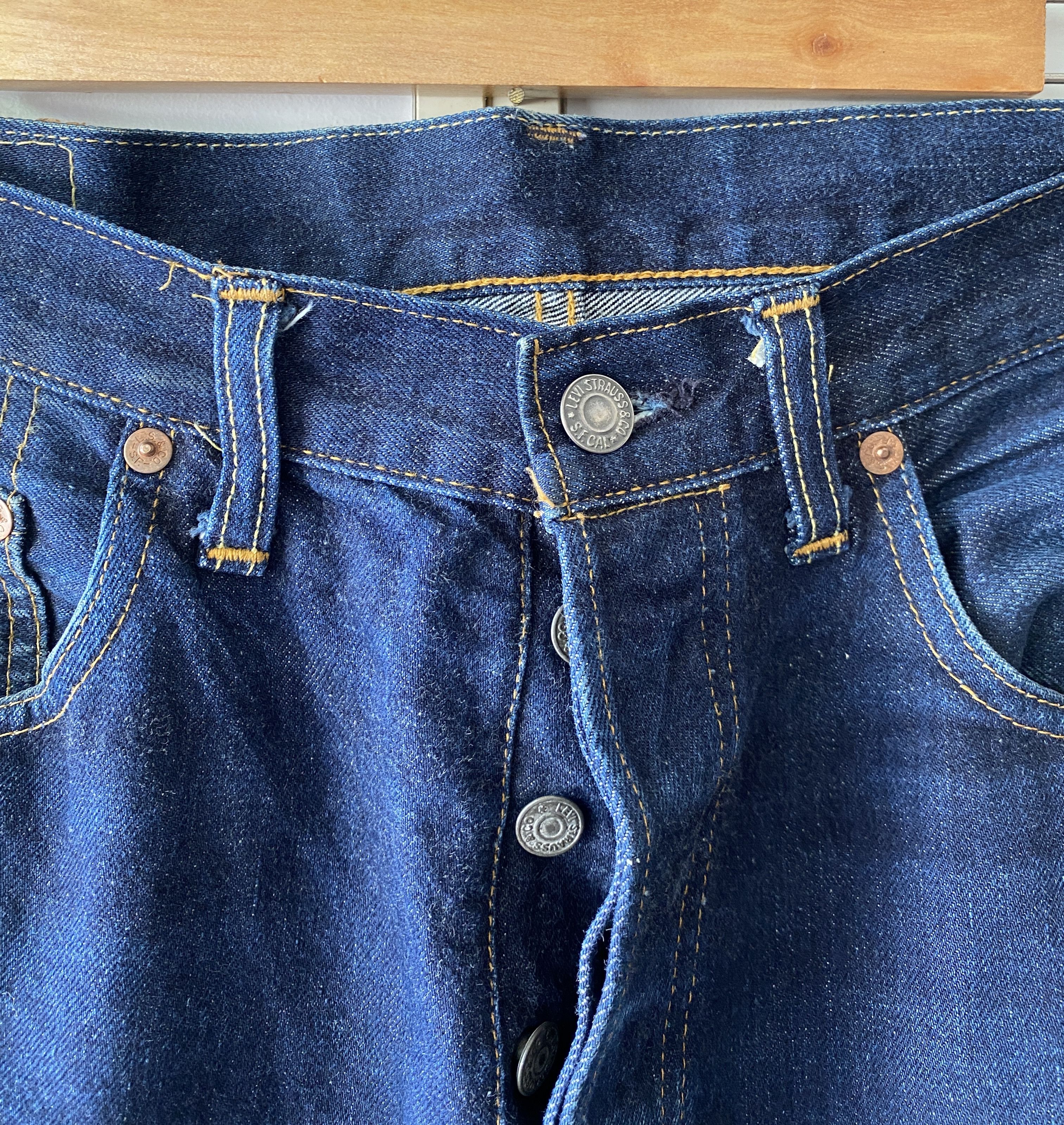 Levi's VINTAGE Y2K LEVIS 501 LOT 501XX BIG E JEANS Size US 32 / EU 48 - 2 Thumbnail
