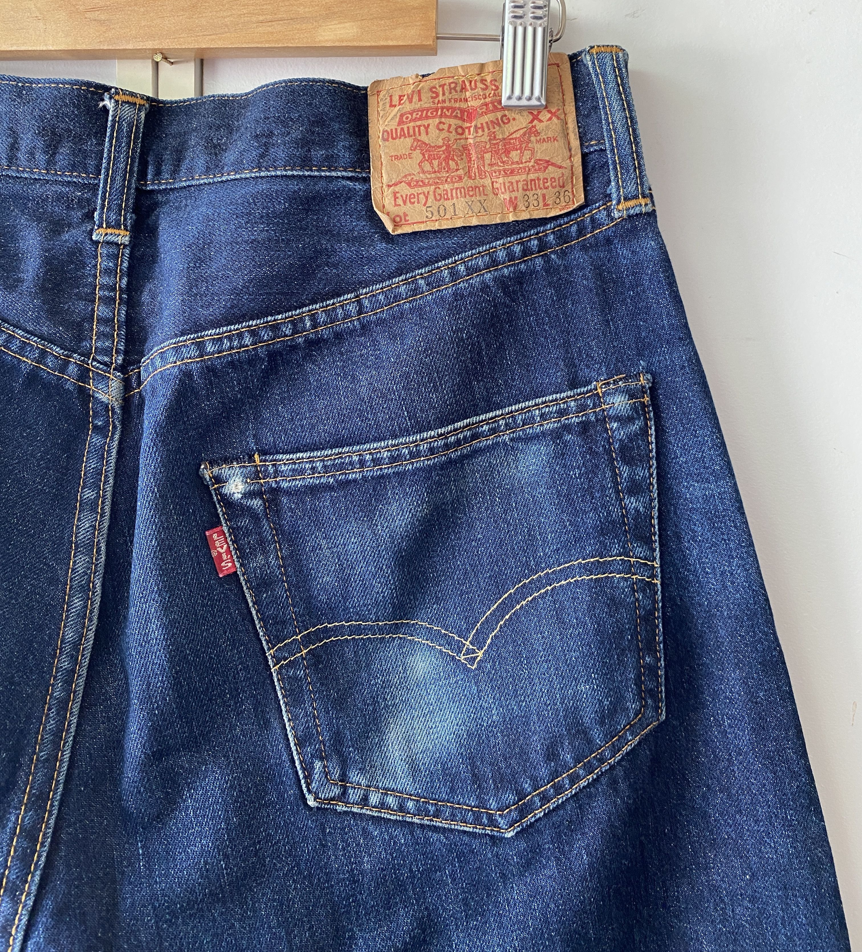 Levi's VINTAGE Y2K LEVIS 501 LOT 501XX BIG E JEANS Size US 32 / EU 48 - 13 Thumbnail