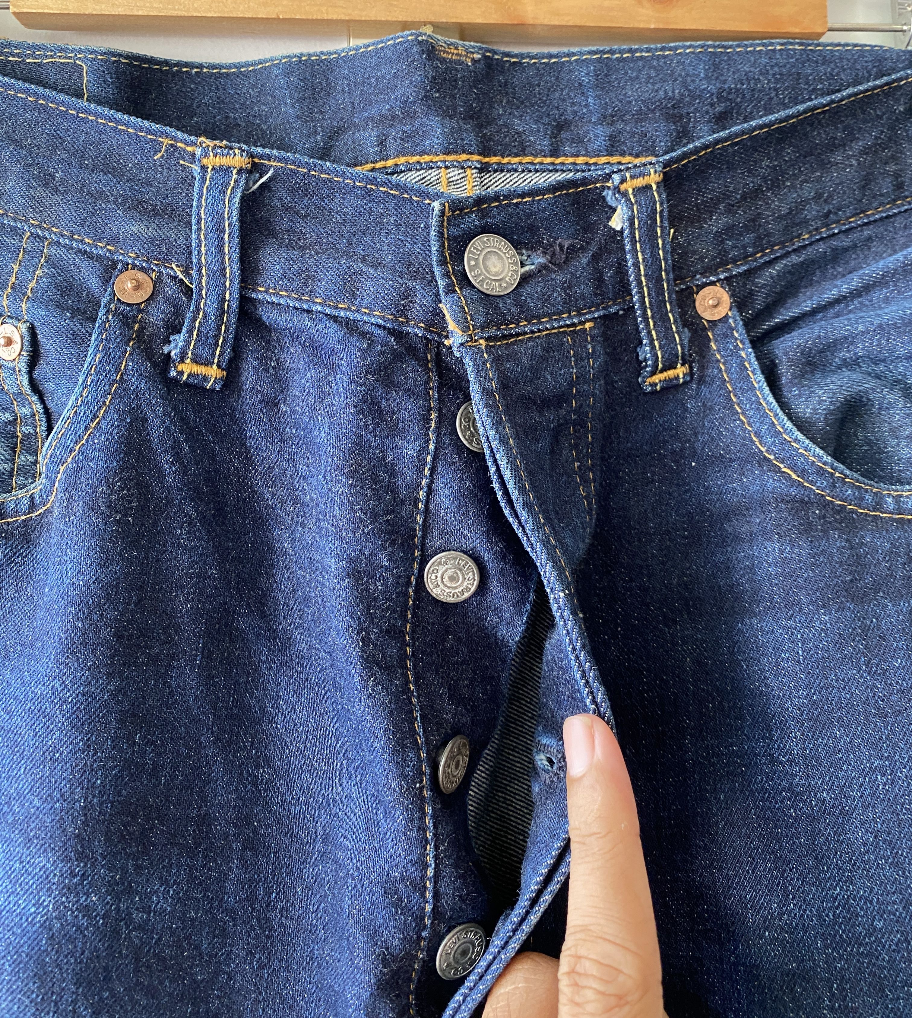 Levi's VINTAGE Y2K LEVIS 501 LOT 501XX BIG E JEANS Size US 32 / EU 48 - 3 Thumbnail