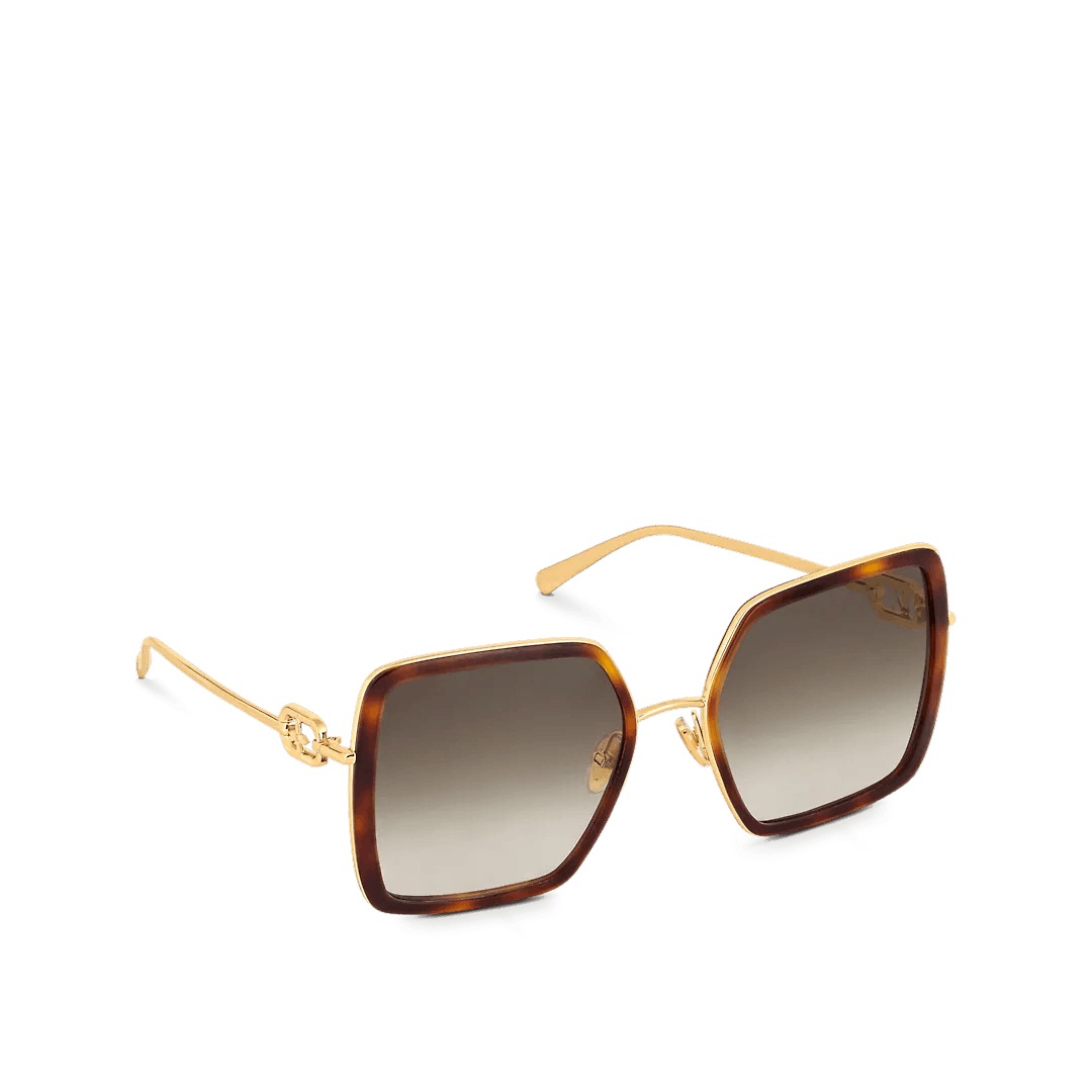 サングラス LOUIS VUITTON LV Link Light Classic Square Sunglasses Louis Vuitton Lv Link Light Classic Square Sunglasses In