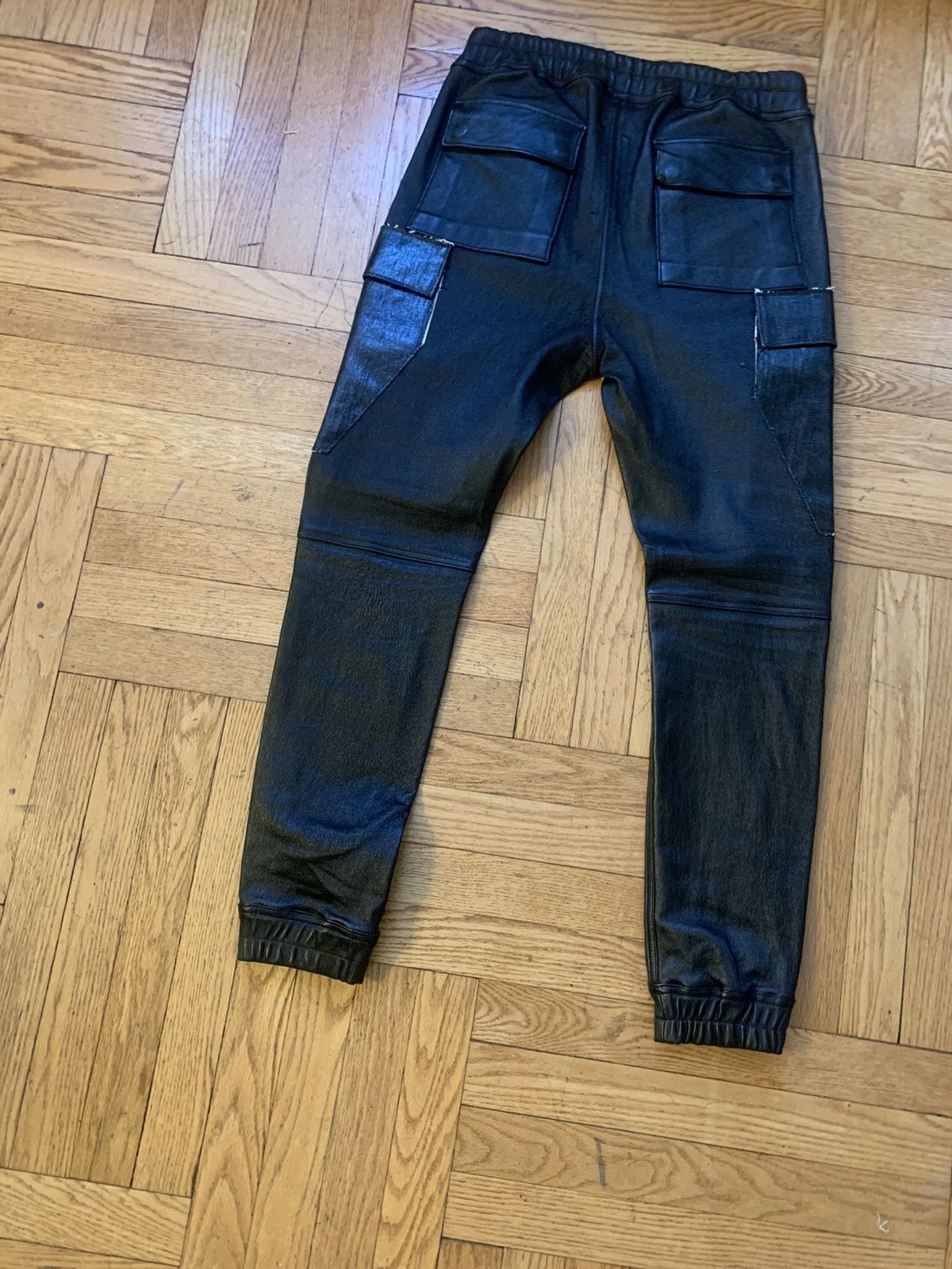 Rick Owens Rick Owens leather cargo pants | Grailed