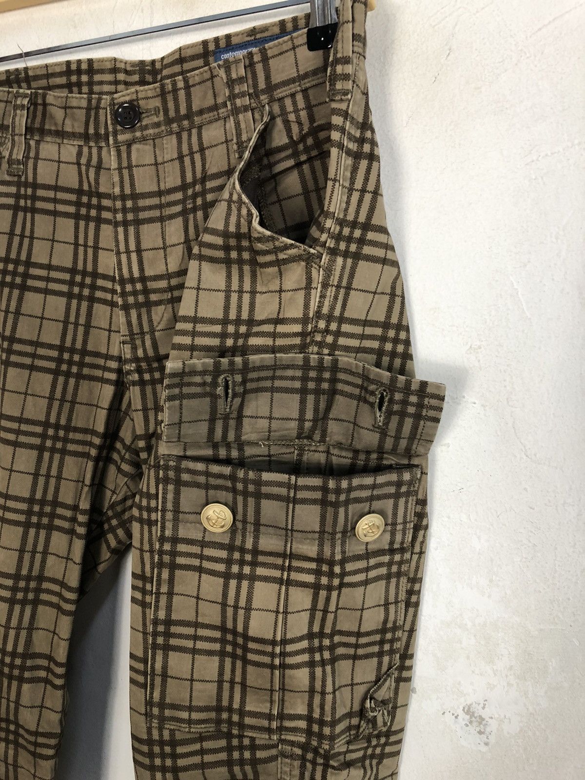 Other Contemporary Contemporaine Blue Way Cargo Multipocket Check Size US 32 / EU 48 - 5 Thumbnail