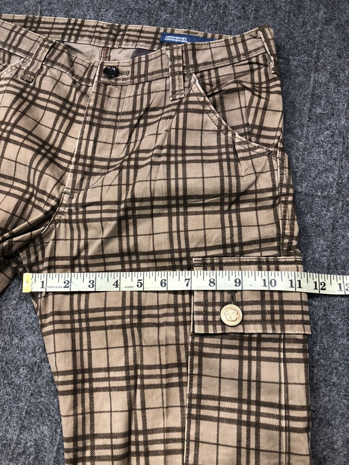 Other Contemporary Contemporaine Blue Way Cargo Multipocket Check Size US 32 / EU 48 - 12 Thumbnail