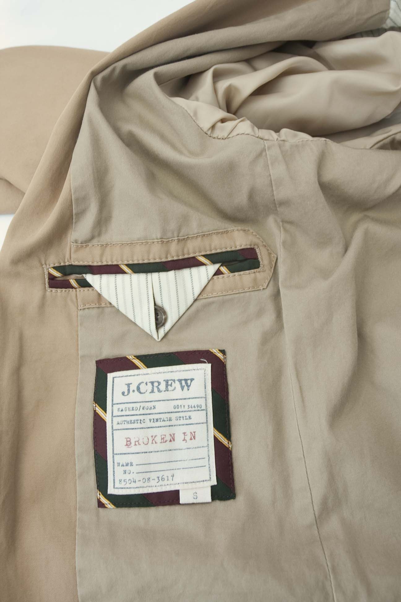 J.Crew J Crew Jacket Unstructured Broken In Cotton Size S Size US S / EU 44-46 / 1 - 3 Thumbnail