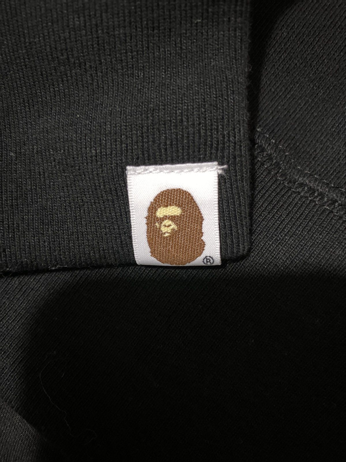 New Mens Medium Black A Bathing Ape Bape Crewneck