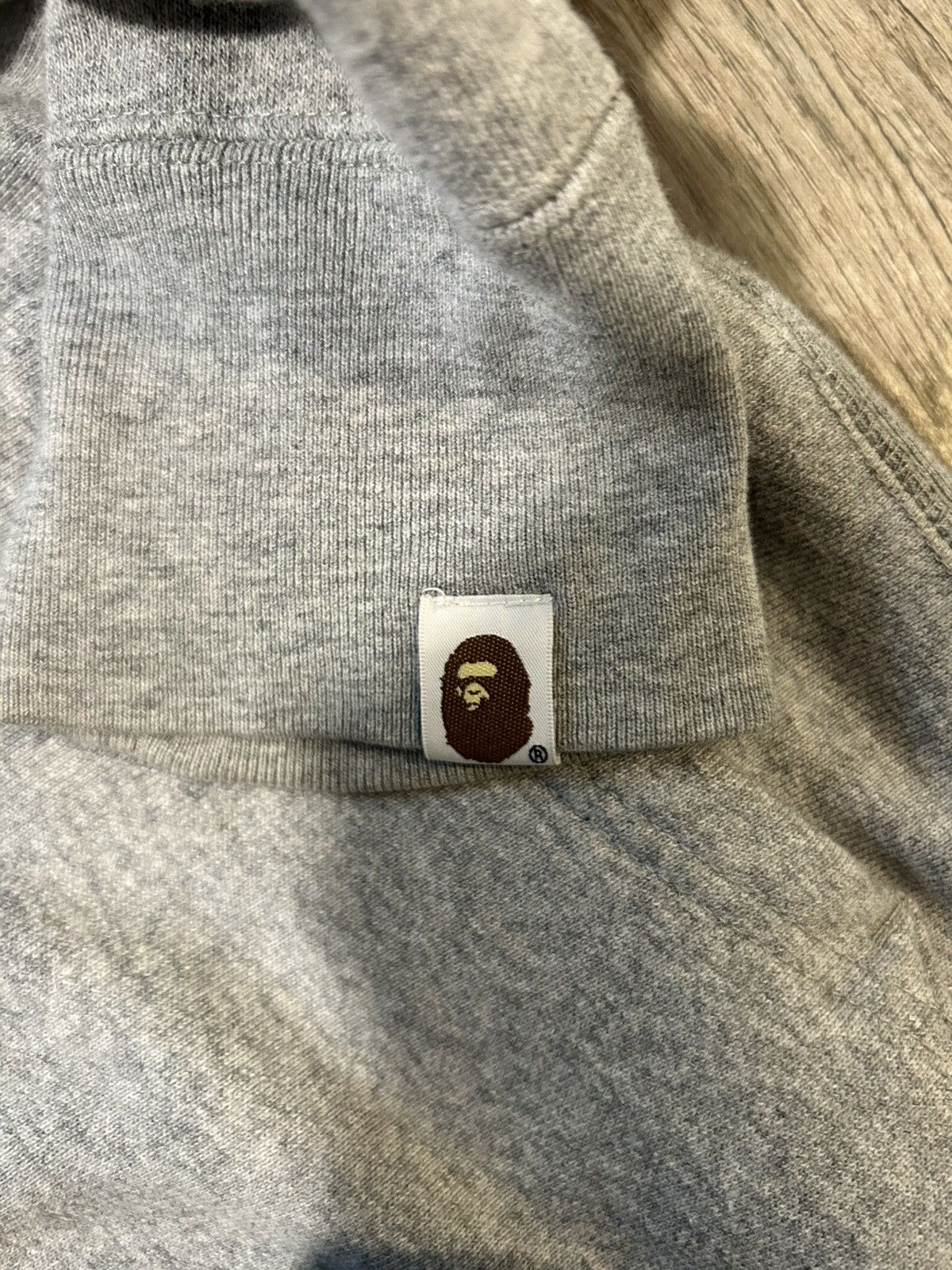 Bape Bape shark hoodie pullover grey size medium Size US M / EU 48-50 / 2 - 10 Thumbnail
