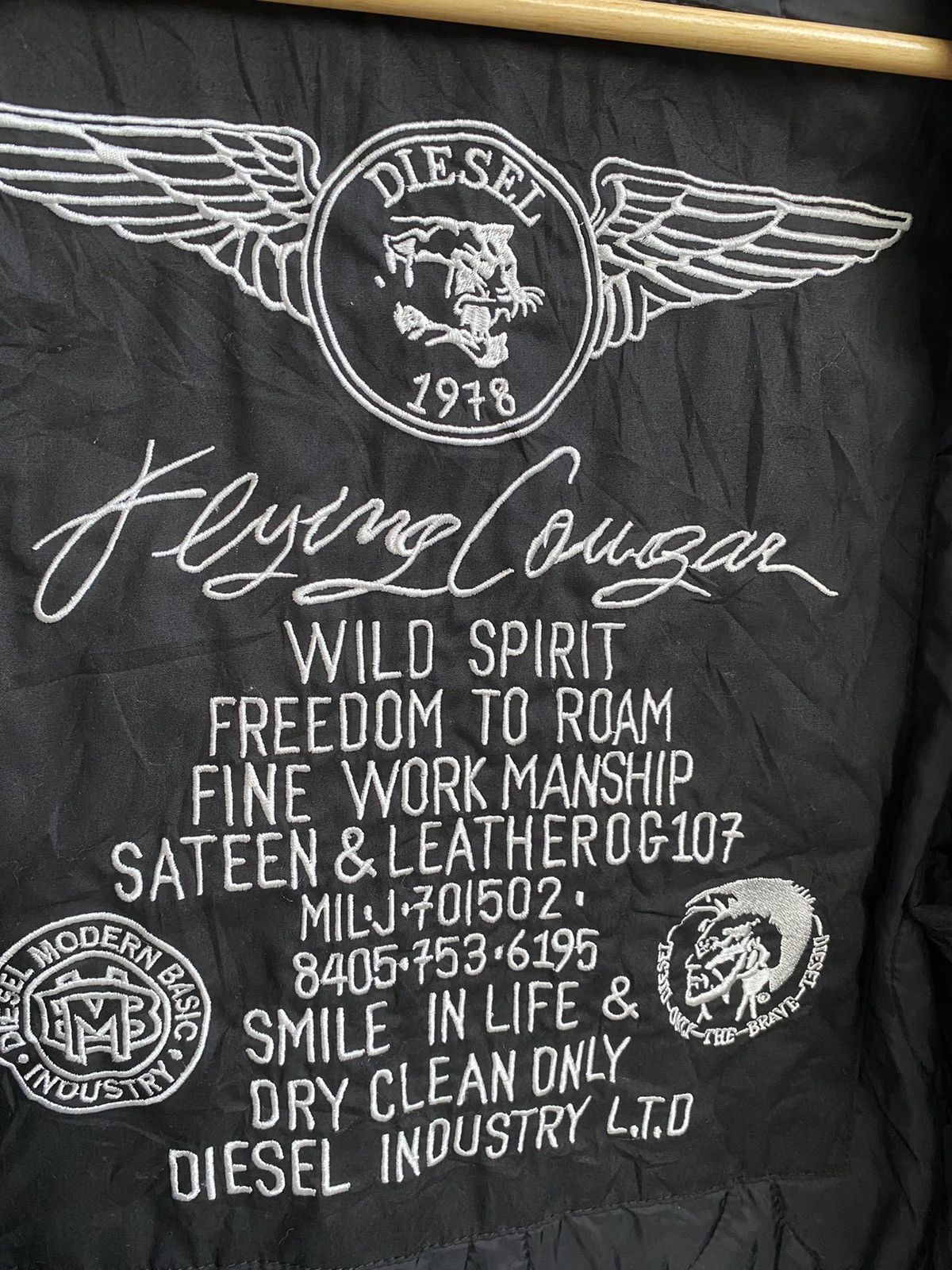 Diesel Vintage Diesel Flying Cougar Button Up Light Jacket Size US L / EU 52-54 / 3 - 9 Thumbnail