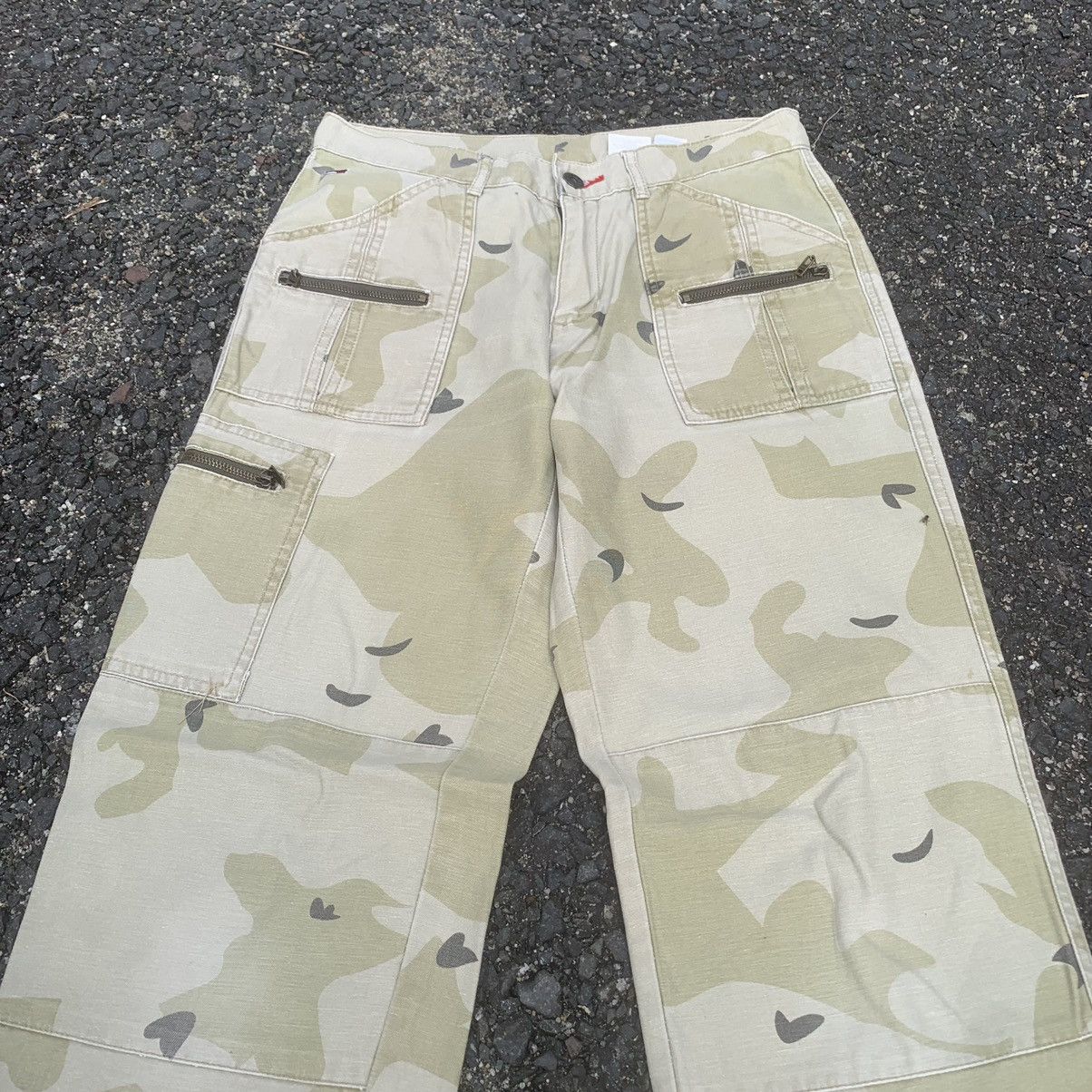 Tommy Hilfiger TOMMY HILFINGER DOUBLEKNEE UTILITY CAMOUFLAGE JEANS TROUSERS Size US 28 / EU 44 - 4 Thumbnail