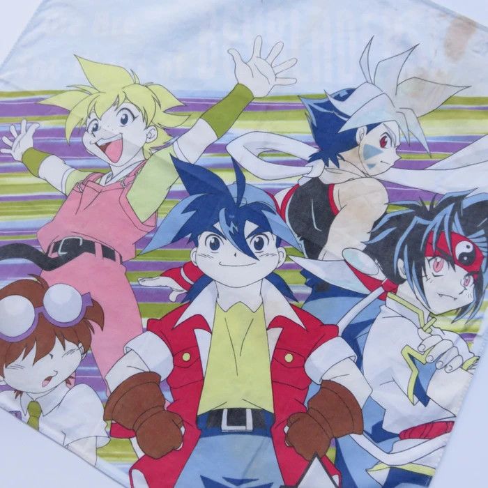 Anime × Other × Vintage Bayblade Anime Full Print Scarf Size ONE SIZE - 4 Thumbnail