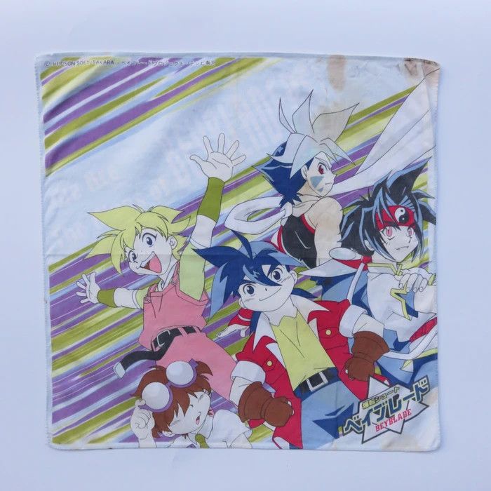 Anime × Other × Vintage Bayblade Anime Full Print Scarf Size ONE SIZE - 1 Thumbnail