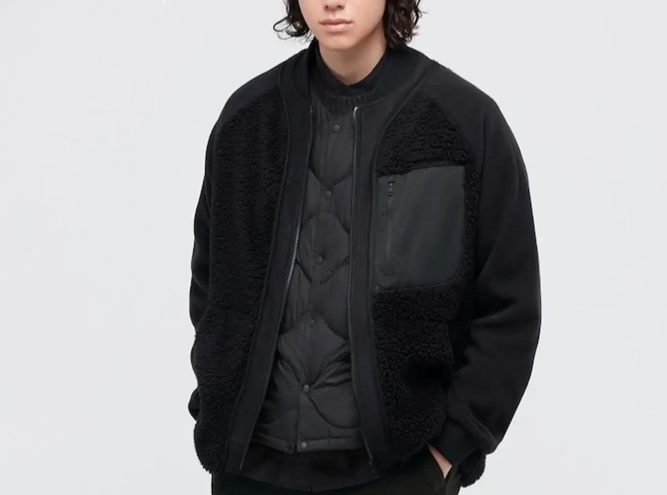Hypebeast × White Mountaineering Rare Uniqlo x White Mountaineering Fleece Jacket Size US L / EU 52-54 / 3 - 2 Thumbnail