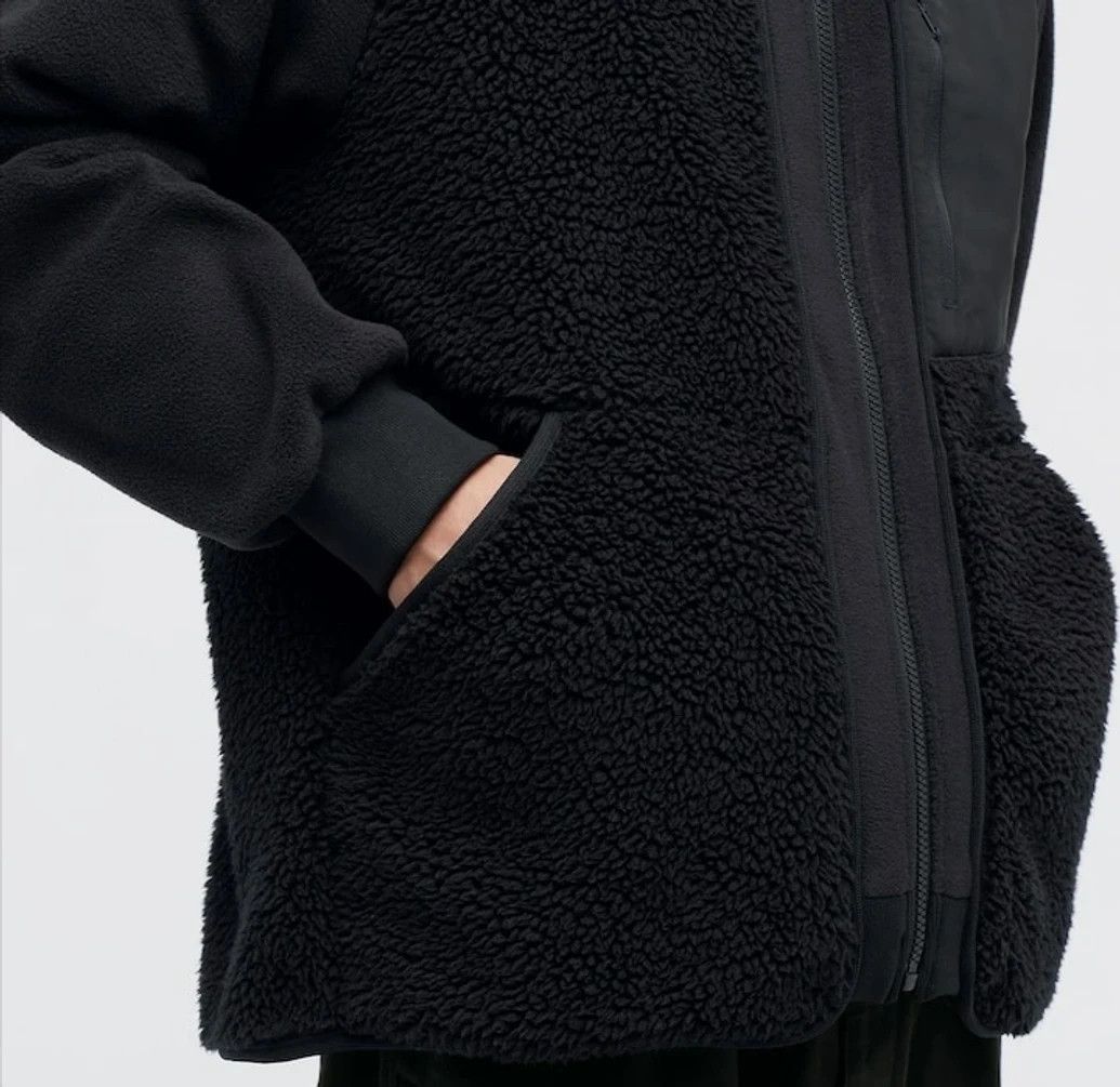 Hypebeast × White Mountaineering Rare Uniqlo x White Mountaineering Fleece Jacket Size US L / EU 52-54 / 3 - 3 Thumbnail