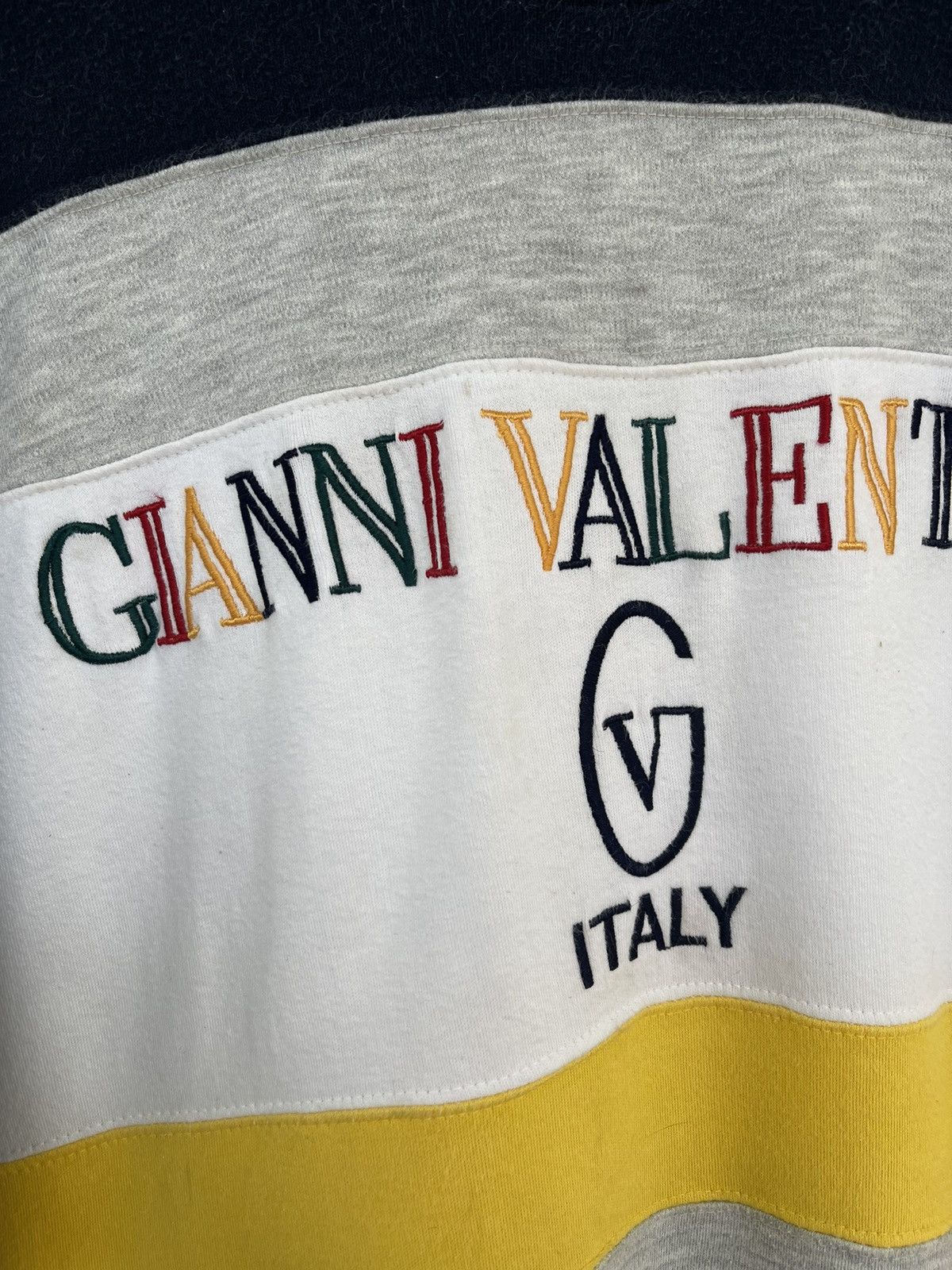Giovanni Valentino × Valentino × Vintage Vintage Gianni Valentino Embroidered spellout tee Size US L / EU 52-54 / 3 - 5 Thumbnail