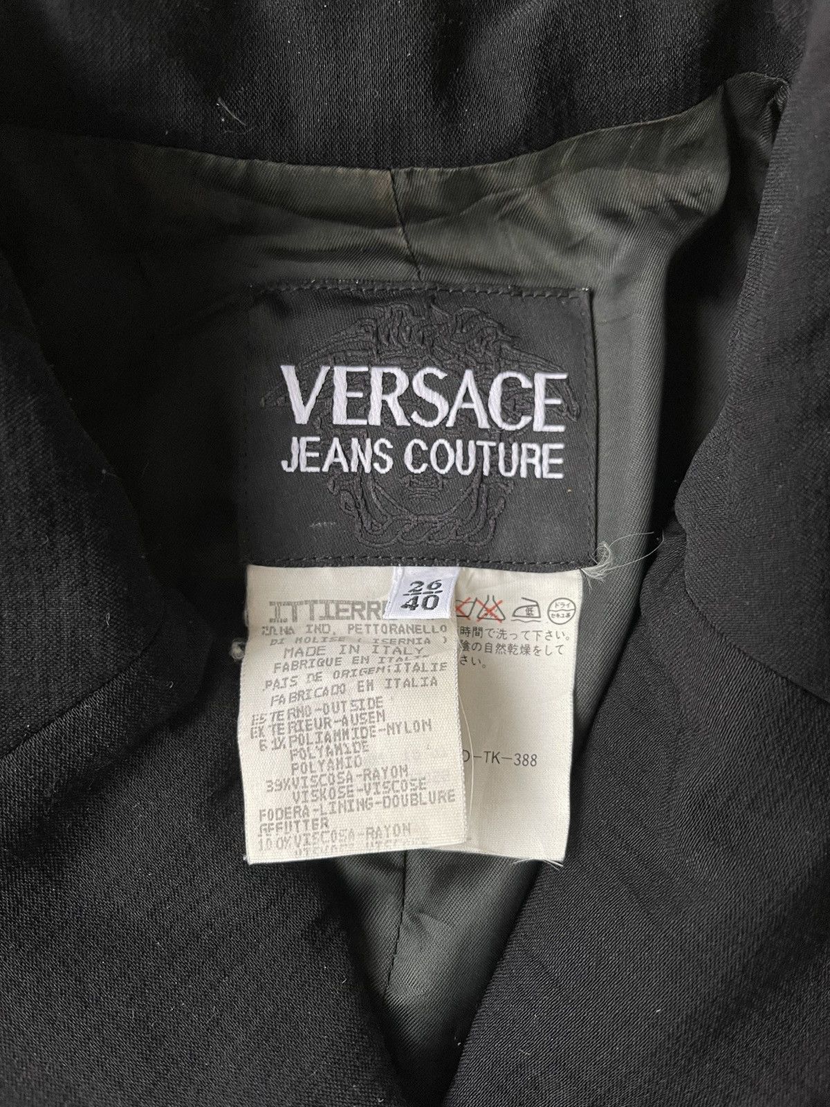 Versace Jeans Couture Vintage Versace jeans Couture coat/blazer jacket Size US S / EU 44-46 / 1 - 6 Thumbnail