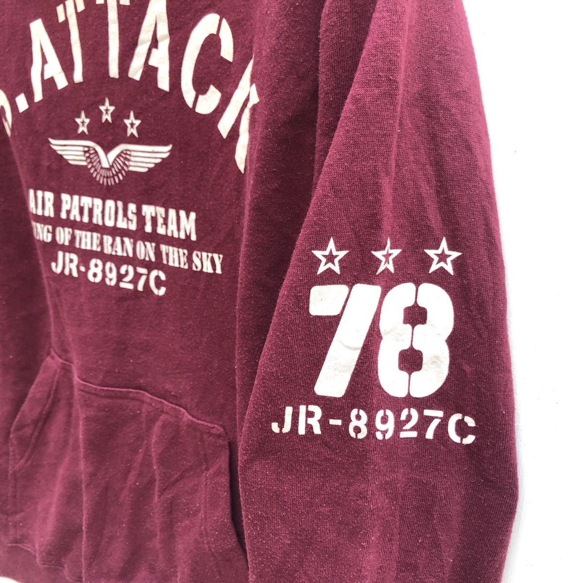 Japanese Brand S ATTACK by DESIO Hoodie Pullover #0888-29 Size US S / EU 44-46 / 1 - 3 Thumbnail