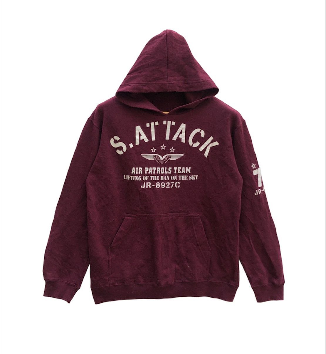 Japanese Brand S ATTACK by DESIO Hoodie Pullover #0888-29 Size US S / EU 44-46 / 1 - 1 Thumbnail