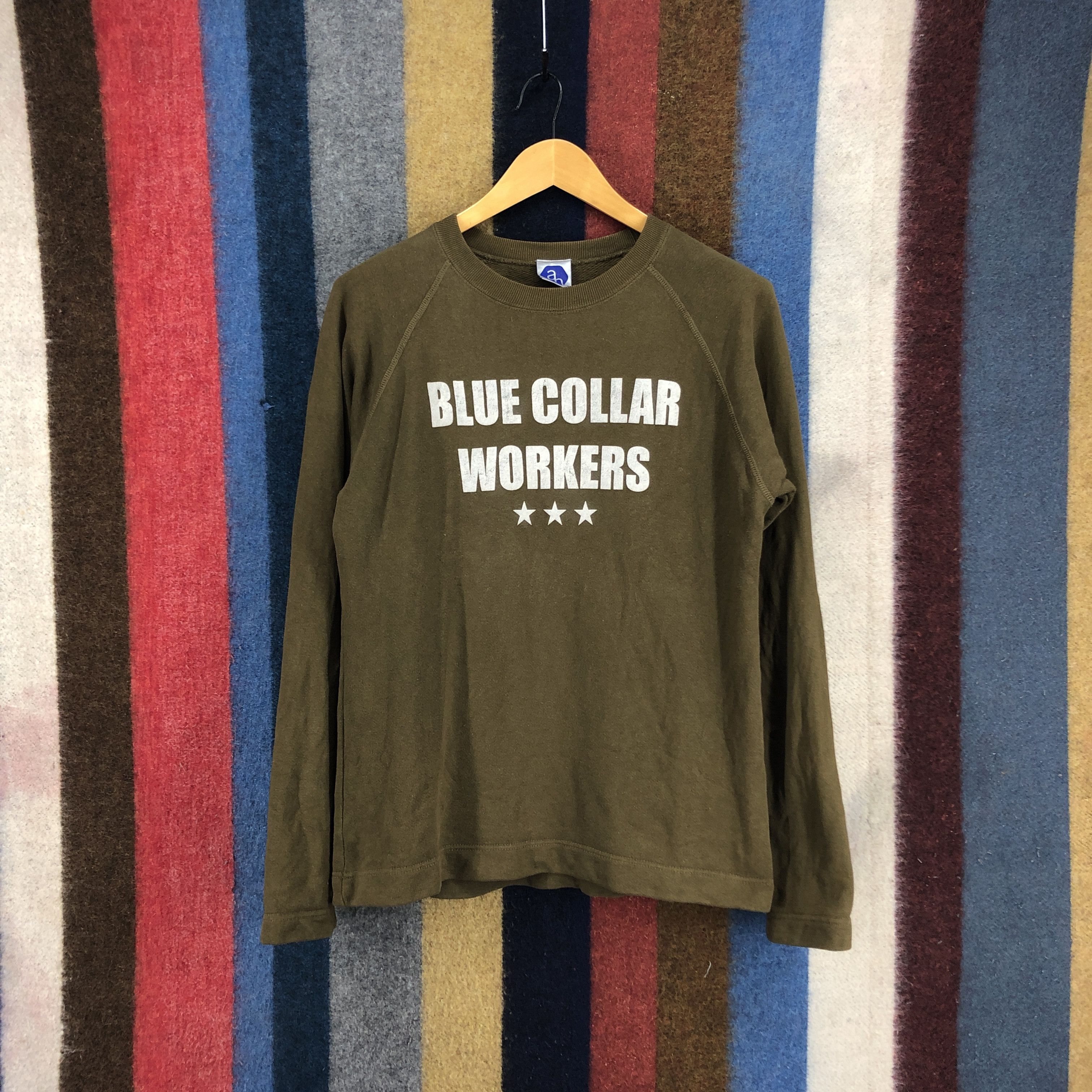 image of Blue Collar Workers By Abahouse Sweatshirt 0381/p in Brown, Men's (Size Small)