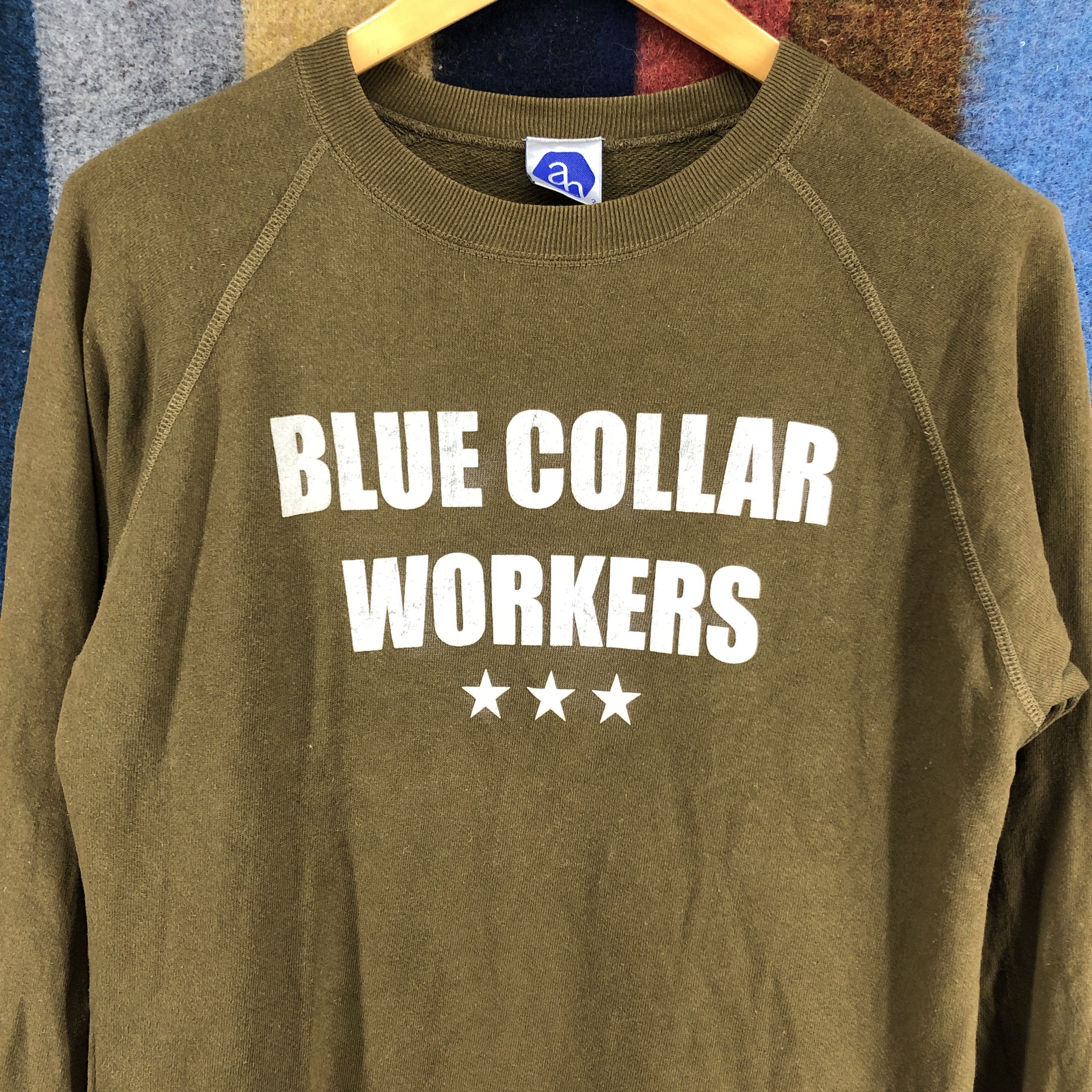 ABAHOUSE BLUE COLLAR WORKERS by ABAHOUSE Sweatshirt #0381/P Size US S / EU 44-46 / 1 - 2 Thumbnail
