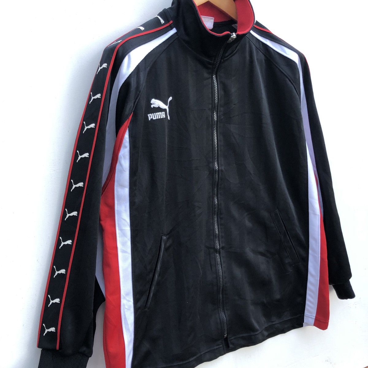 Puma PUMA Track Jacket Side Tape #1026-35 Size US L / EU 52-54 / 3 - 3 Thumbnail