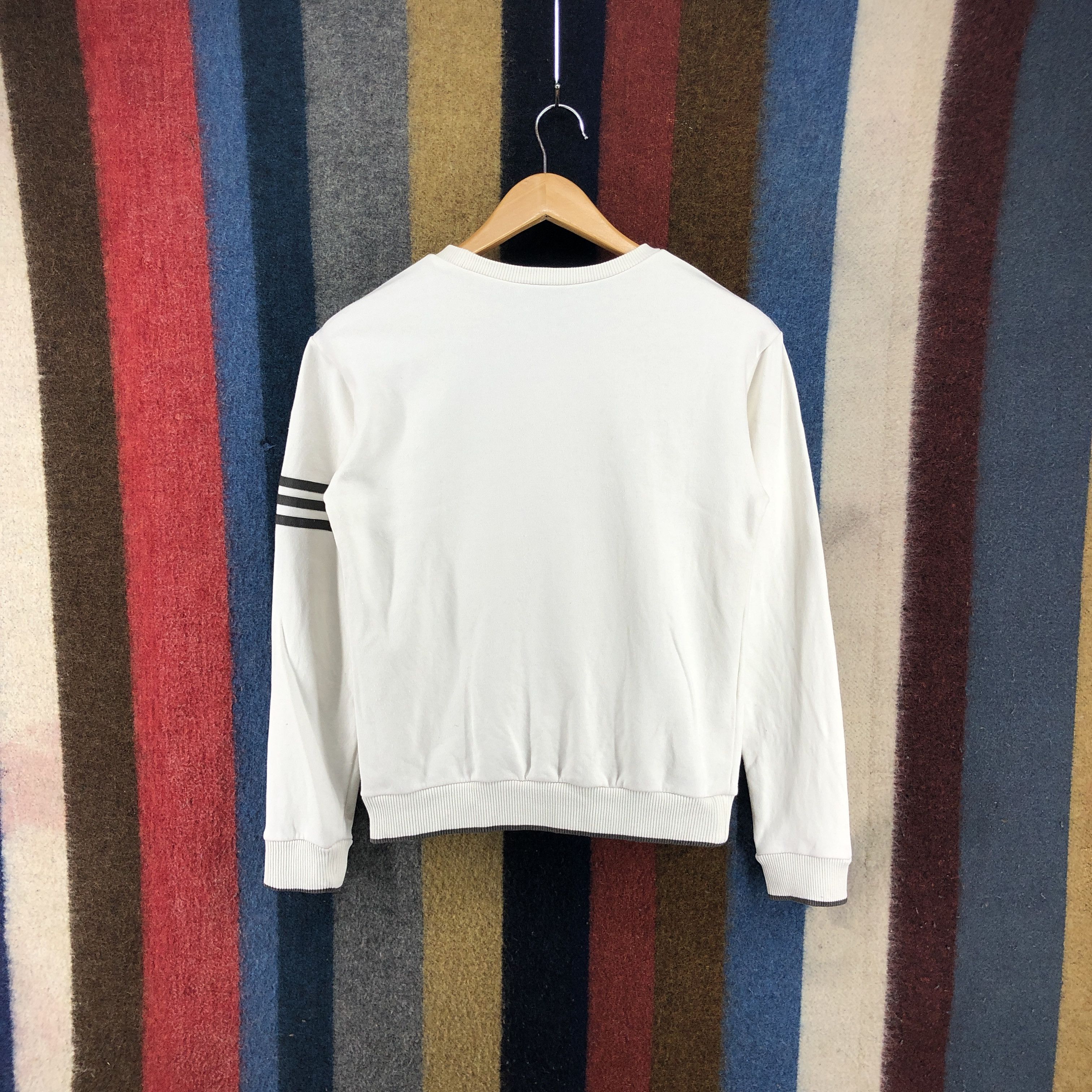 Adidas ADIDAS THREE STRIPE Crew Neck Sweatshirt #0230/K Size XS / US 0-2 / IT 36-38 - 9 Thumbnail