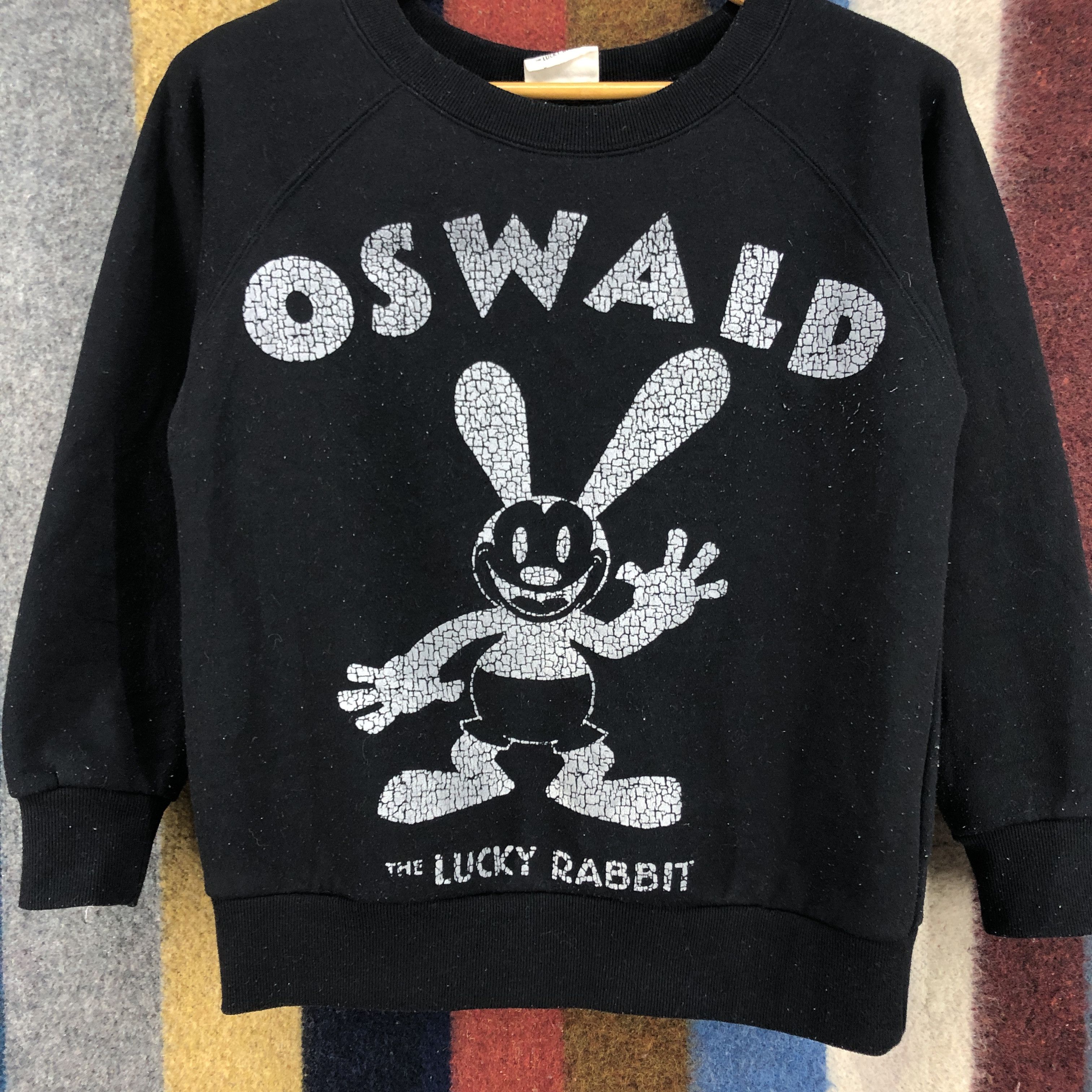 Cartoon Network OSWALD THE LUCKY RABBIT Crew Neck Sweatshirt #0614/AA Size S / US 4 / IT 40 - 2 Thumbnail