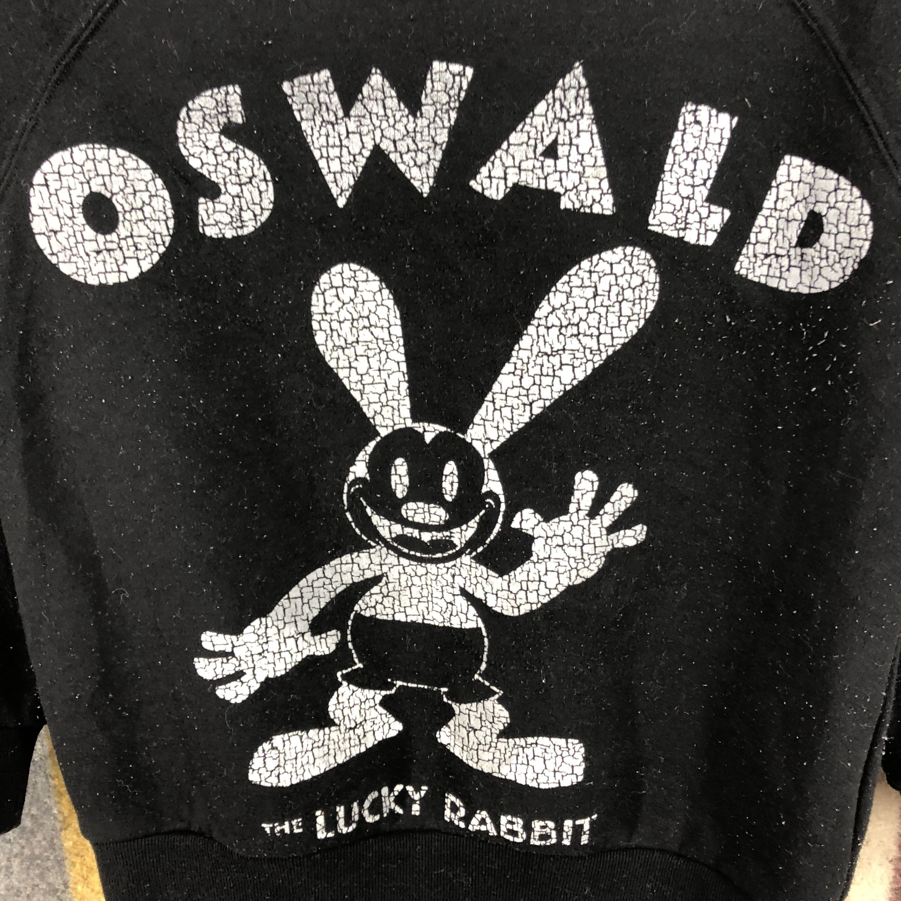 Cartoon Network OSWALD THE LUCKY RABBIT Crew Neck Sweatshirt #0614/AA Size S / US 4 / IT 40 - 3 Thumbnail