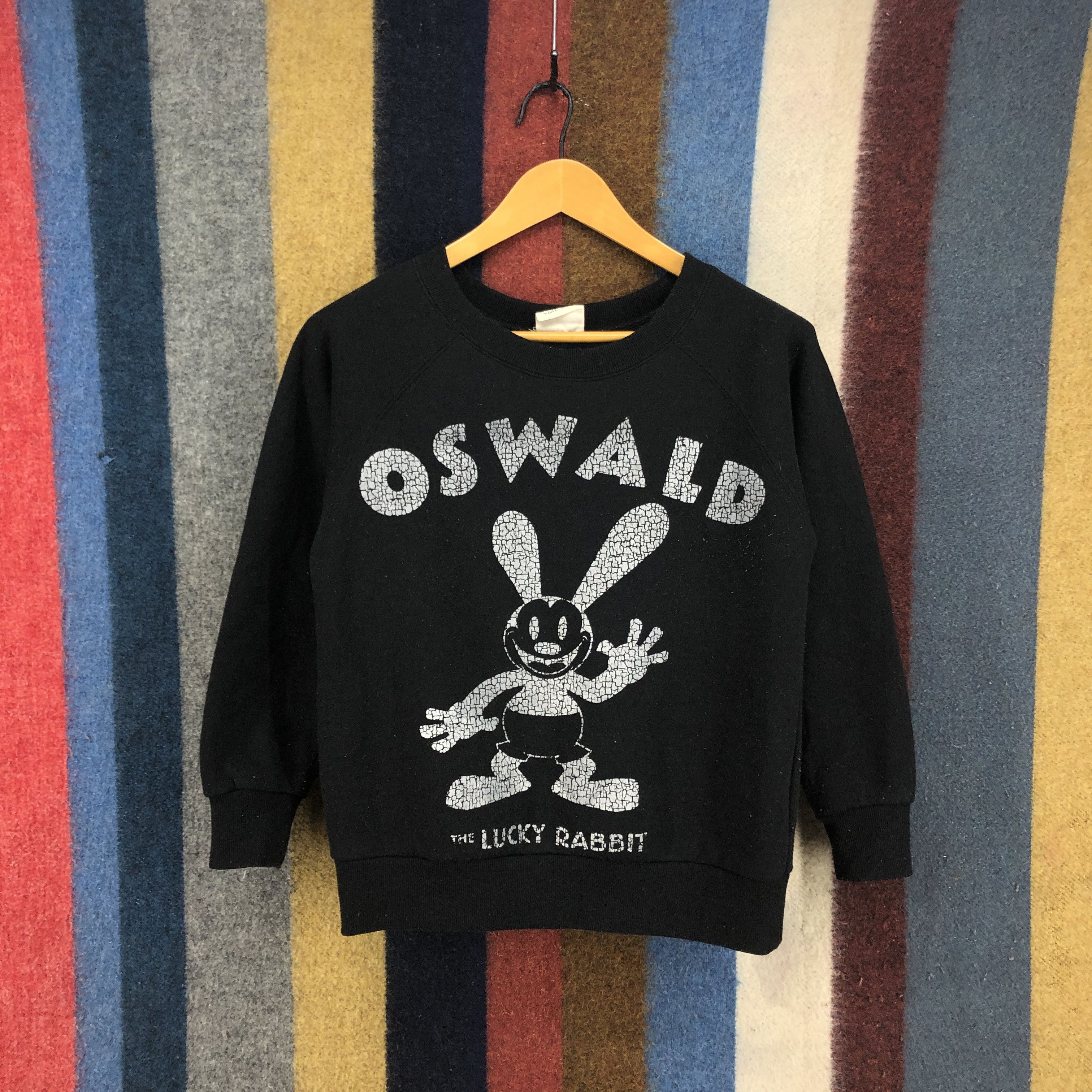 Cartoon Network OSWALD THE LUCKY RABBIT Crew Neck Sweatshirt #0614/AA Size S / US 4 / IT 40 - 1 Thumbnail