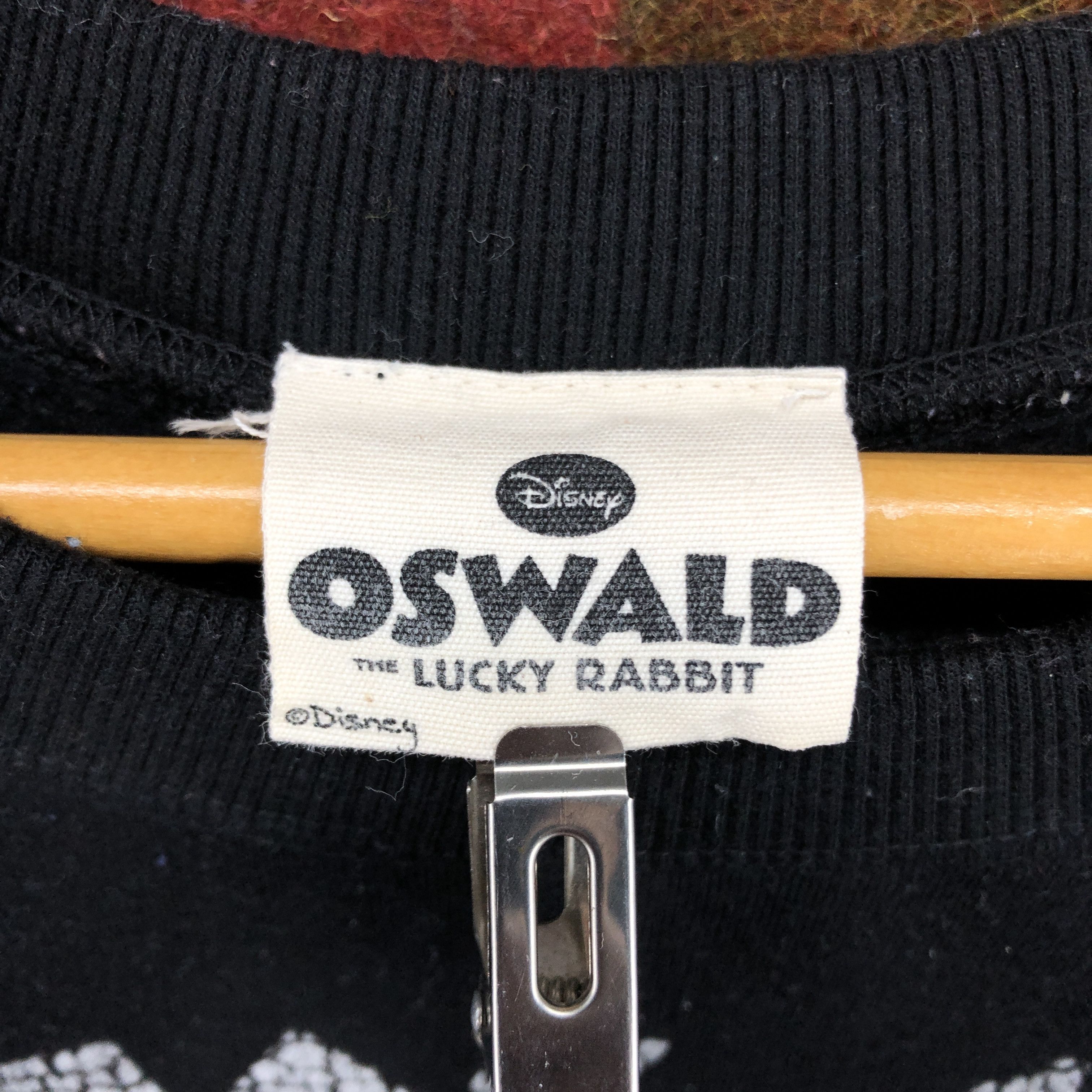 Cartoon Network OSWALD THE LUCKY RABBIT Crew Neck Sweatshirt #0614/AA Size S / US 4 / IT 40 - 5 Thumbnail