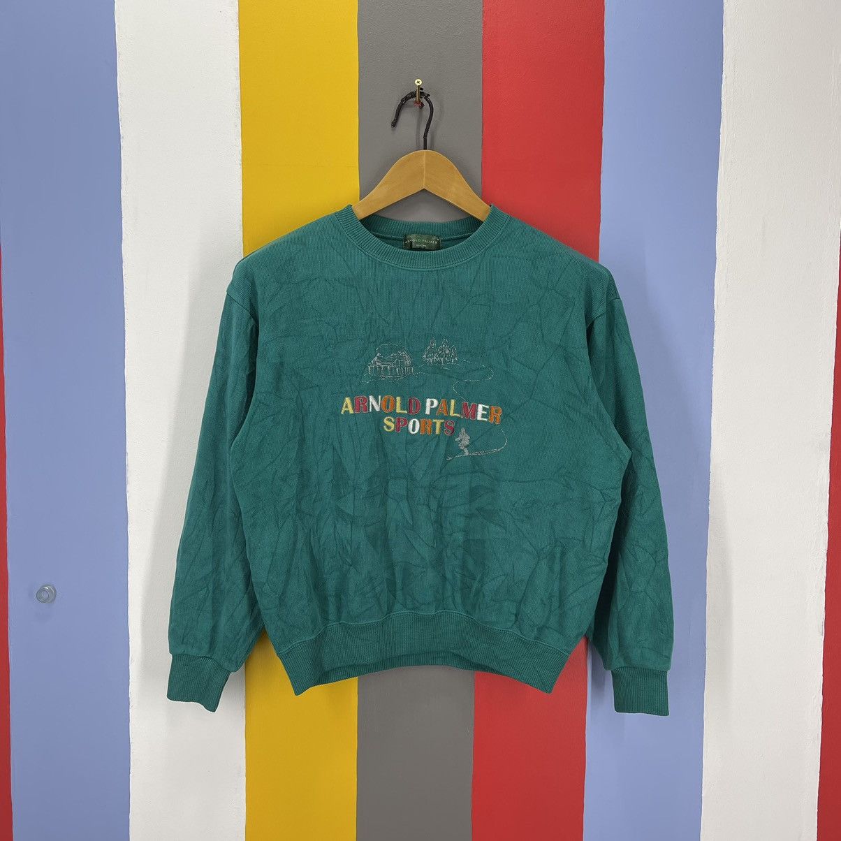 Japanese Brand ARNOLD PALMER SPORTS Women Sweatshirt #1088/AM Size M / US 6-8 / IT 42-44 - 1 Thumbnail