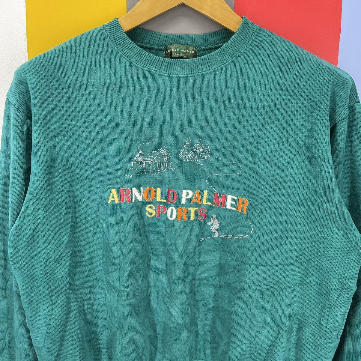 Japanese Brand ARNOLD PALMER SPORTS Women Sweatshirt #1088/AM Size M / US 6-8 / IT 42-44 - 2 Thumbnail