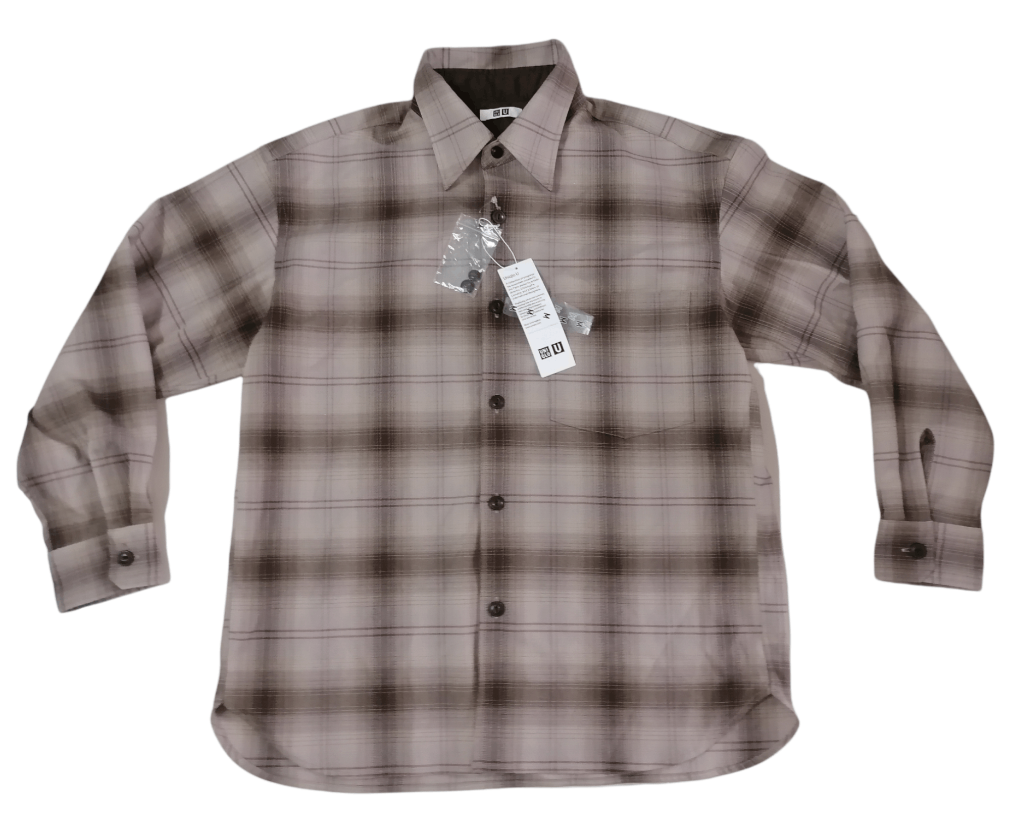 Christophe Lemaire × Flannel × Lemaire Uniqlo U Heavy Flannel Oversized Check Long Sleeve Shirt Size US M / EU 48-50 / 2 - 1 Thumbnail