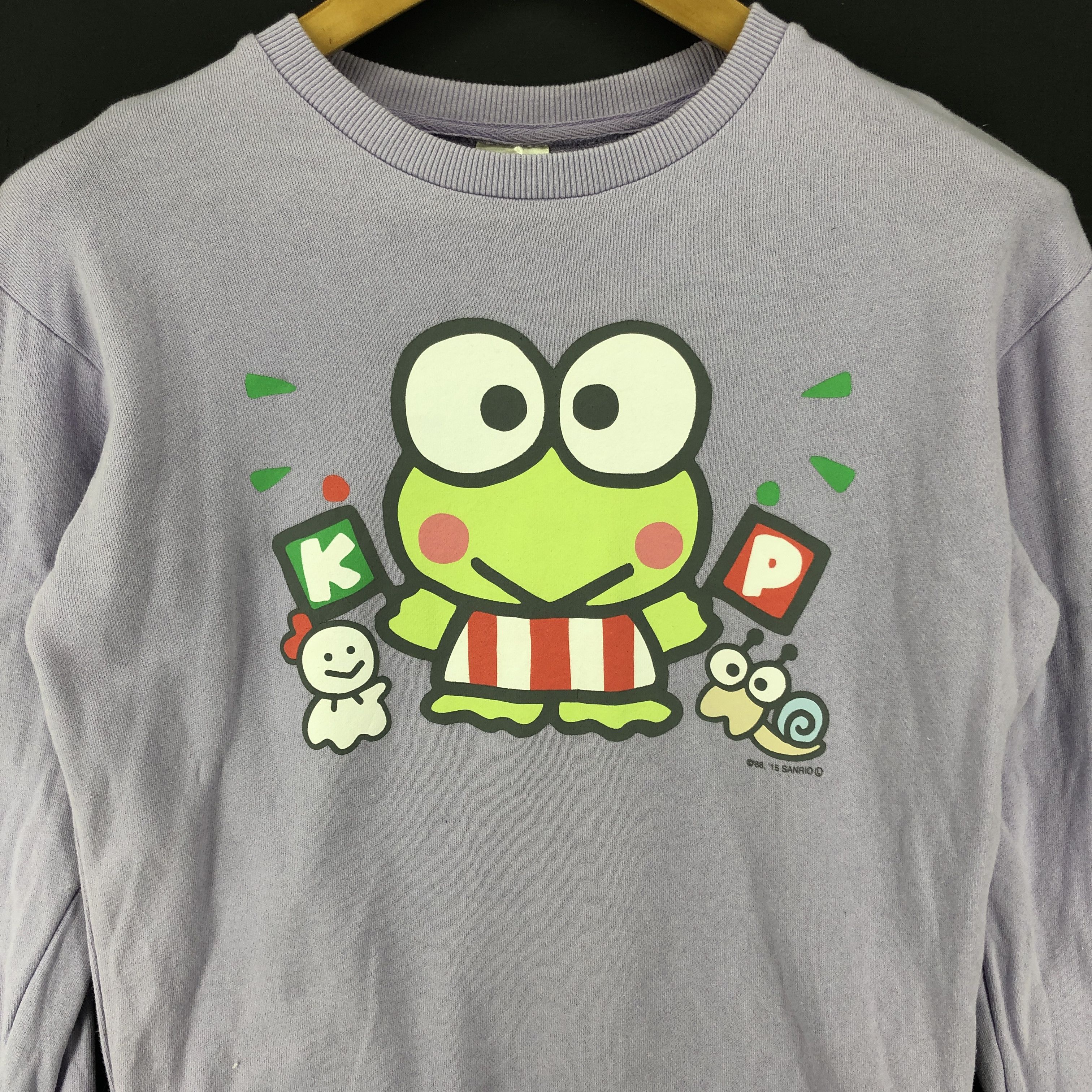 Japanese Brand SANRIO Crew Neck Sweatshirt #1879-42 Size US S / EU 44-46 / 1 - 2 Thumbnail