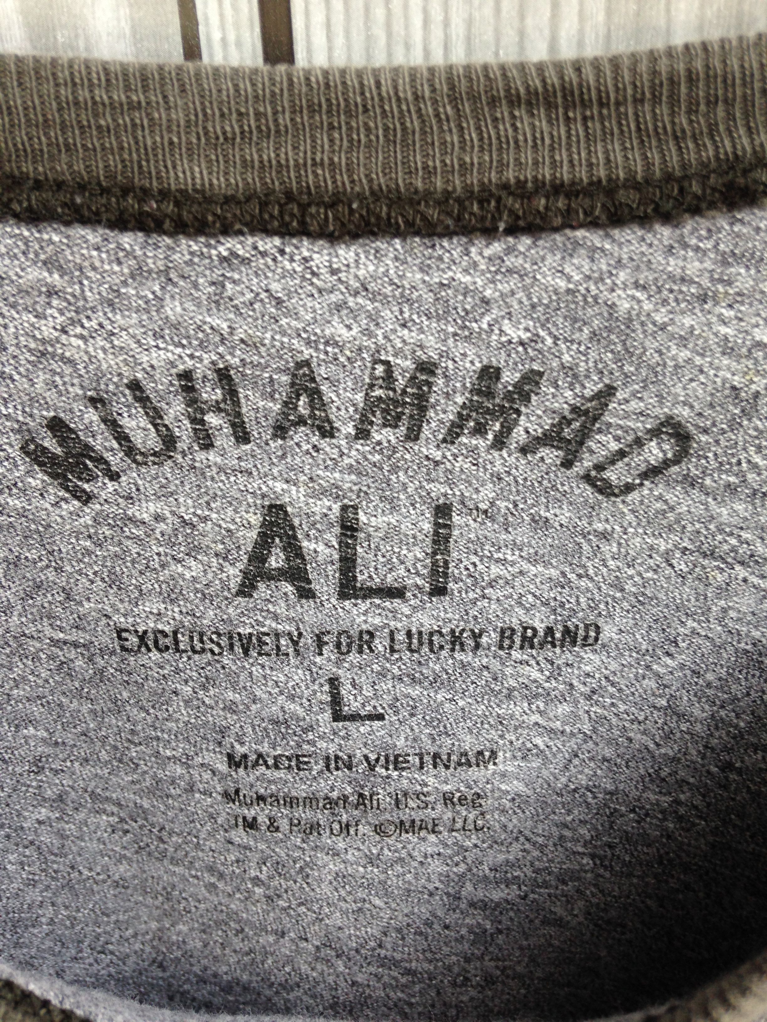 Lucky Brand Muhammad Ali Spell Out T-Shirt Size US L / EU 52-54 / 3 - 11 Thumbnail