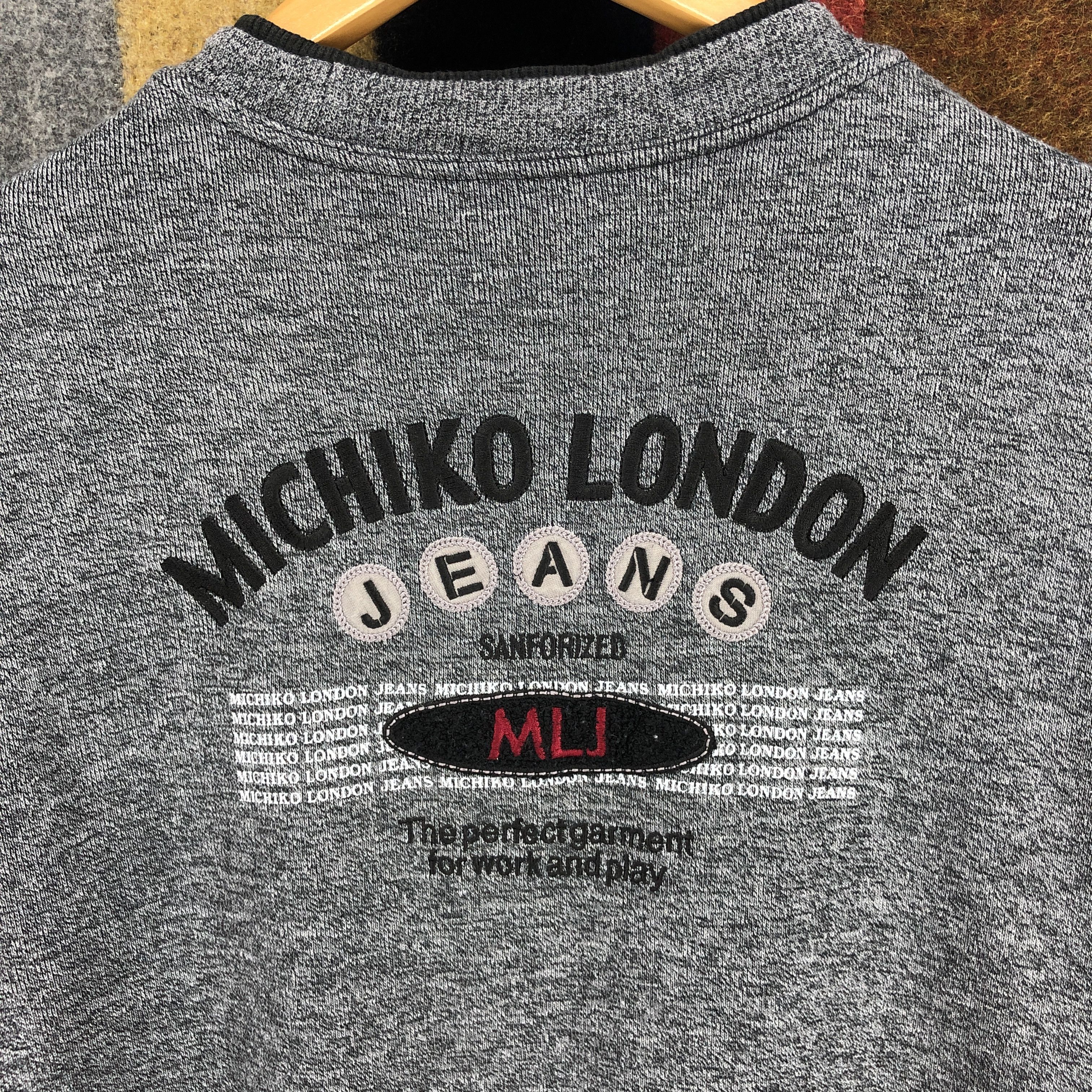Japanese Brand MICHIKO LONDON JEANS Crew Neck Sweatshirt #0318/M Size US S / EU 44-46 / 1 - 2 Thumbnail