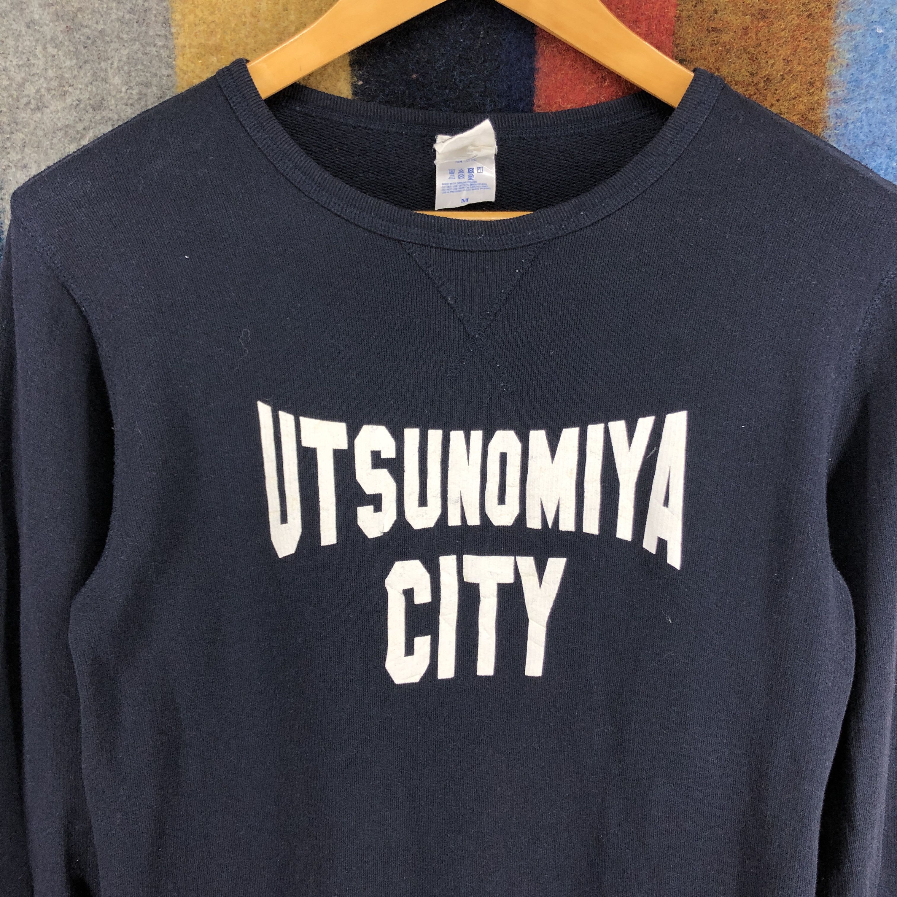 Japanese Brand Utsunomiya City by TOCHIGI MARKET Sweatshirt #0338/O Size US S / EU 44-46 / 1 - 2 Thumbnail