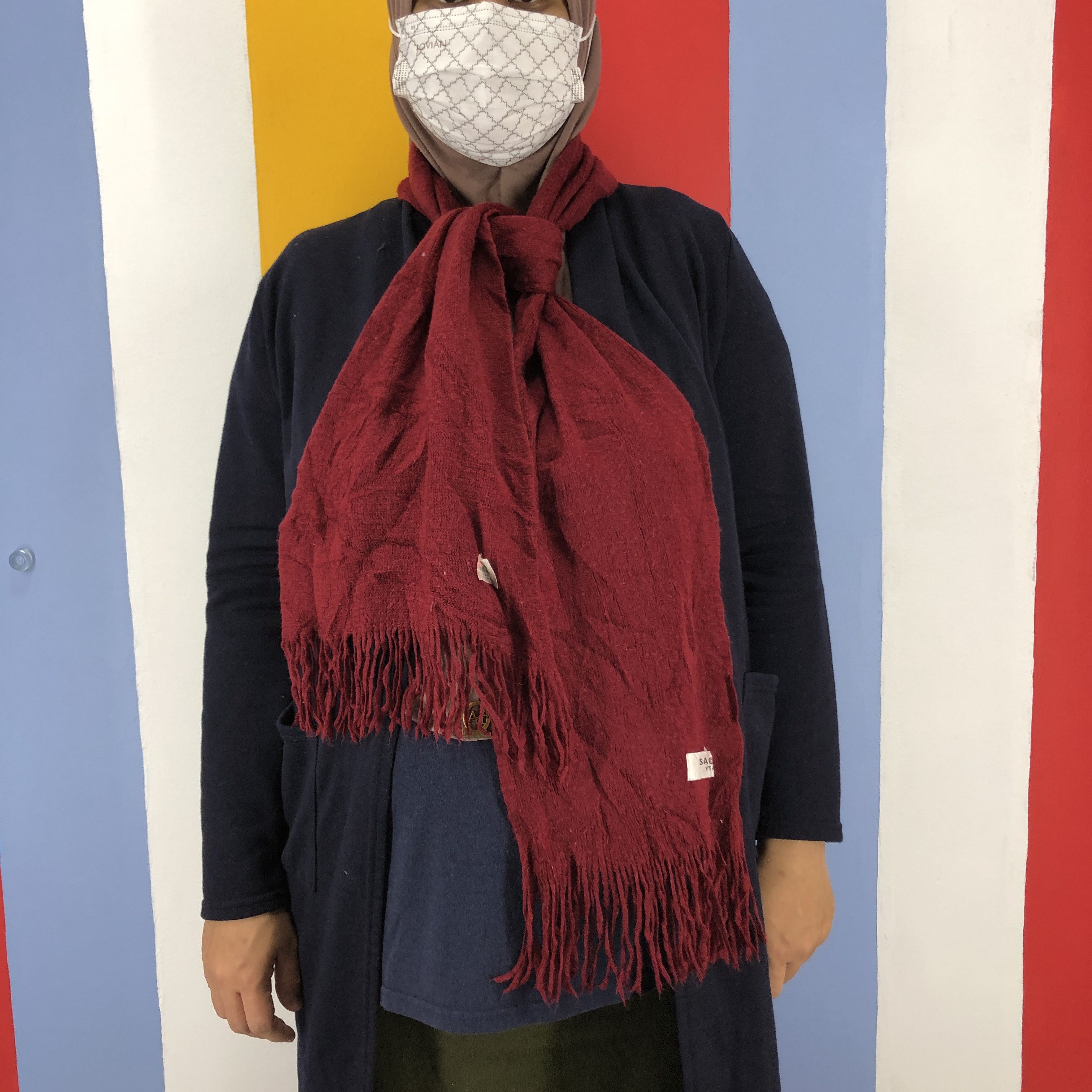 Japanese Brand SACSNY Y'SACCS Muffler Scarf #0945/AG Size ONE SIZE - 1 Thumbnail