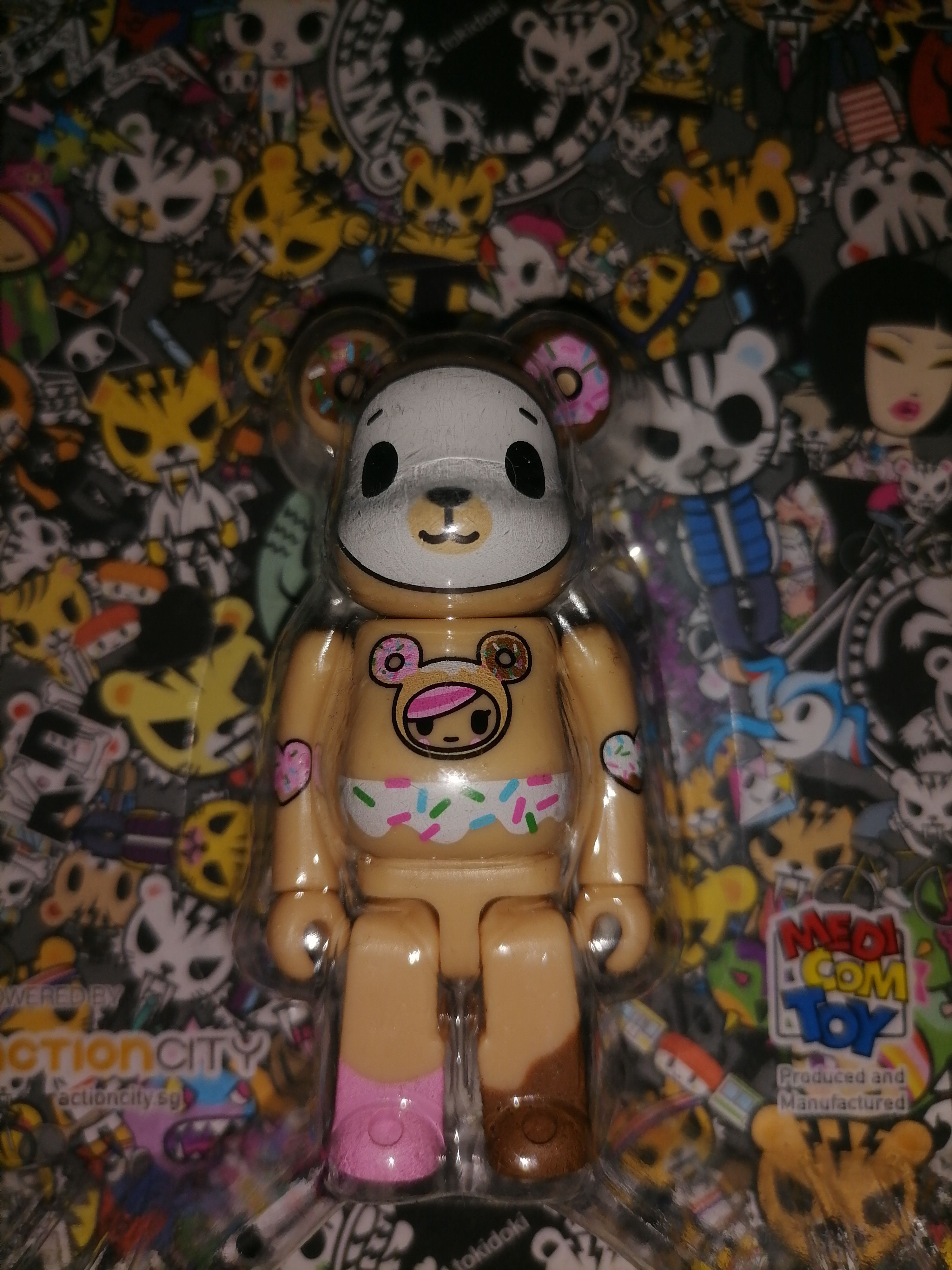 Japanese Brand × Kaws × Medicom Toy Rare Medicom Bearbrick Tokidoki x Action City Biscotti Size ONE SIZE - 1 Thumbnail