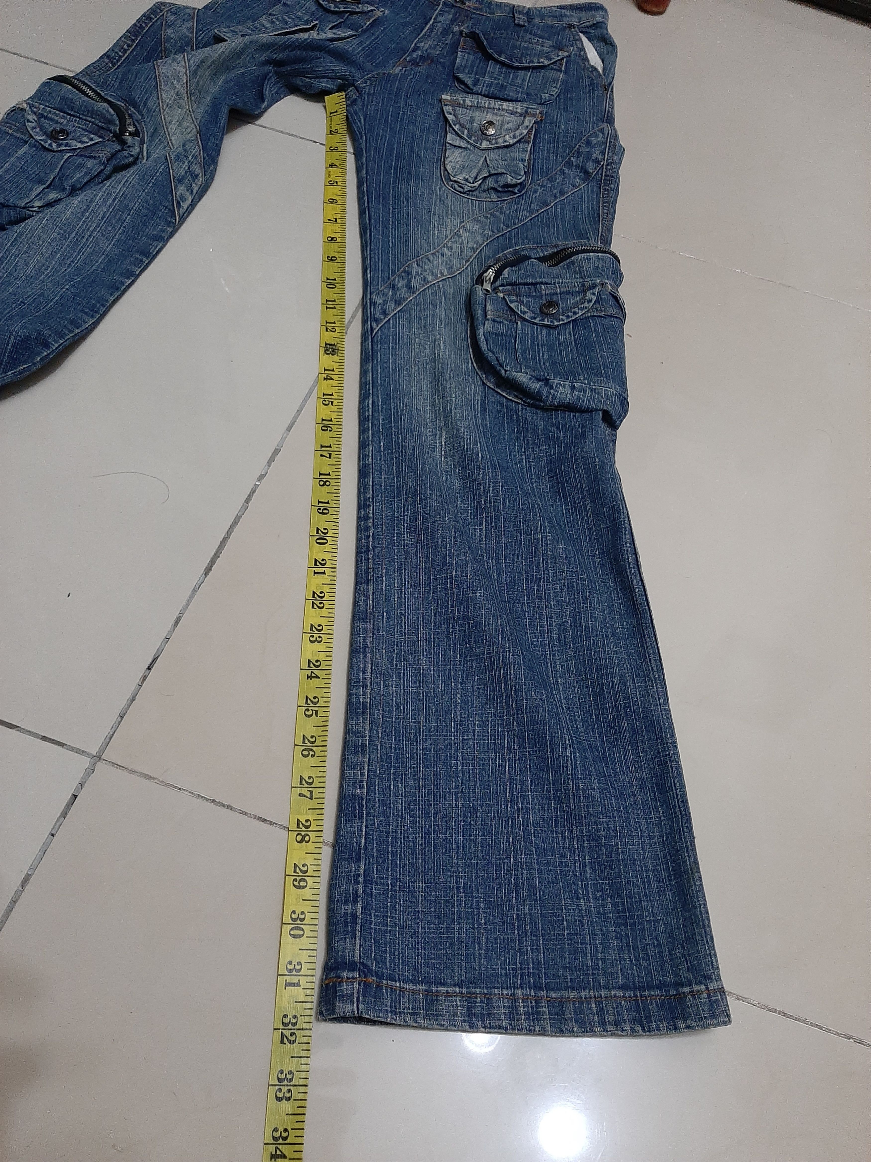 Hysteric Glamour The great of🔥🔥🔥 "multi pocket jeans"..🔥🔥🔥 Size 27" / US 4 / IT 40 - 16 Thumbnail