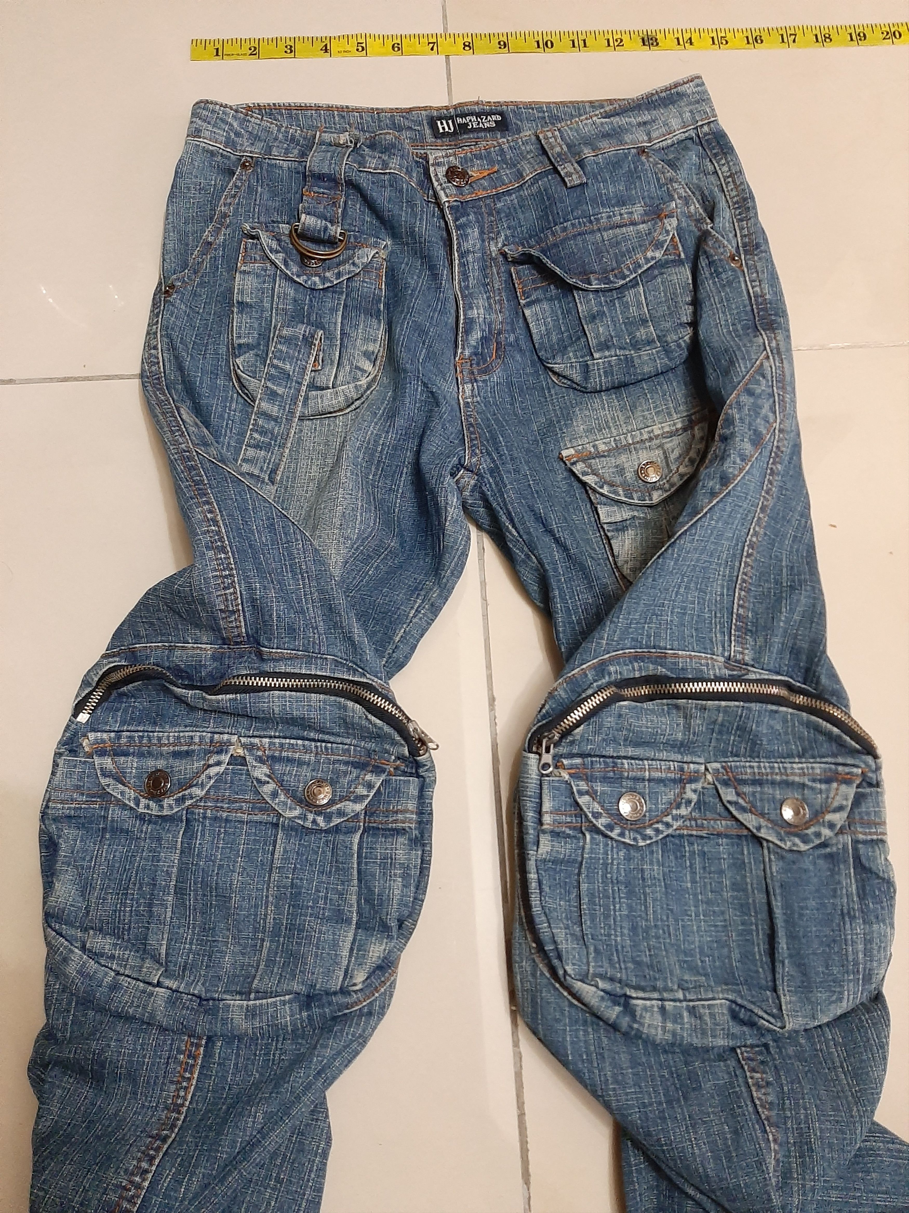 Hysteric Glamour The great of🔥🔥🔥 "multi pocket jeans"..🔥🔥🔥 Size 27" / US 4 / IT 40 - 8 Thumbnail